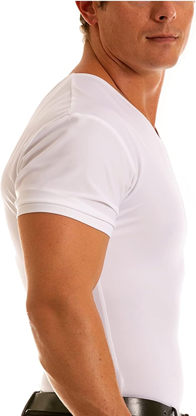 CAMISETA MOLDEADORA PARA HOMBRE INSTA SLIM V-NECK COMPRESIÓN - 2