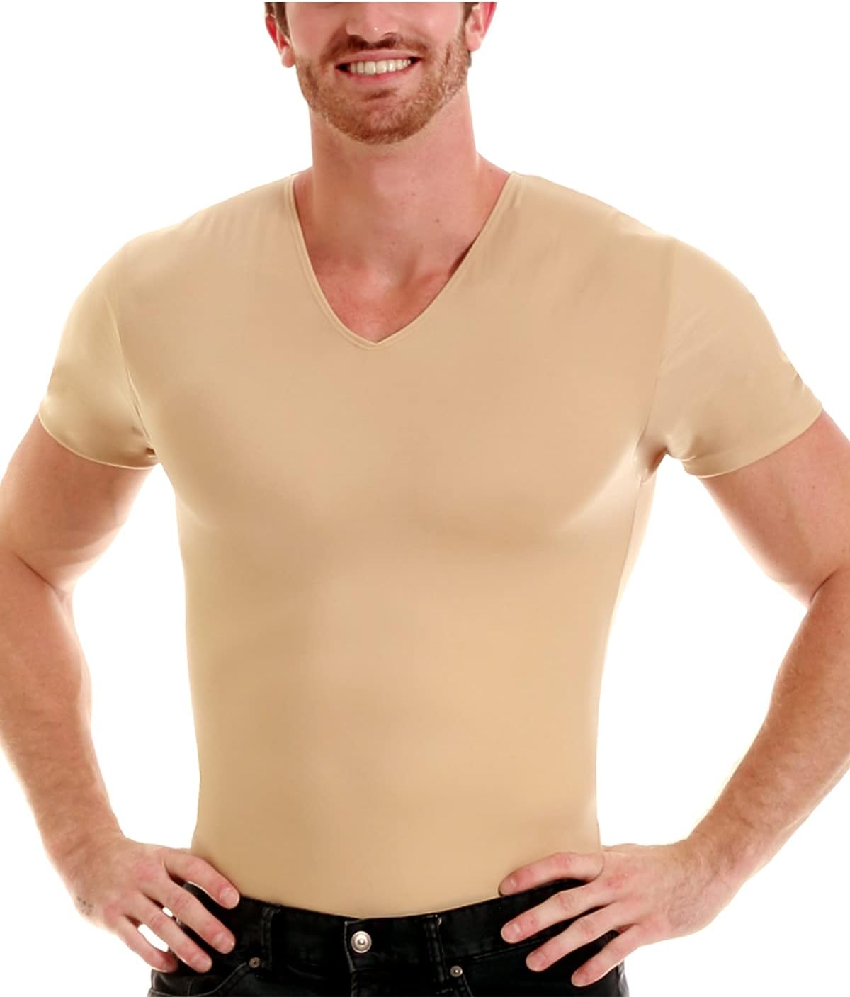 BODY SHAPER PARA HOMBRE INSTA SLIM MADE IN USA CON COMPRESIÓN Y SOPORTE LUMBAR - 2
