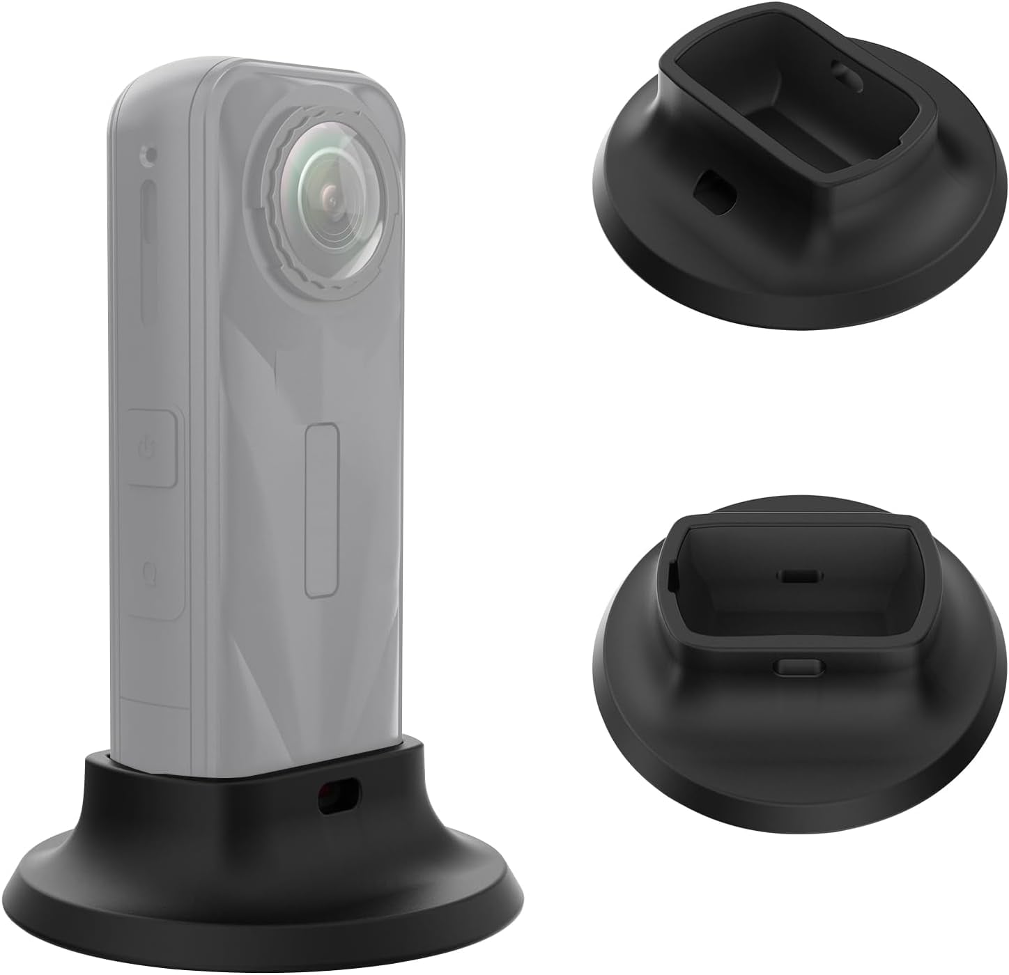 SOPORTE DE ESCRITORIO DE SILICONA PARA DJI OSMO 360 NEGRO - 2