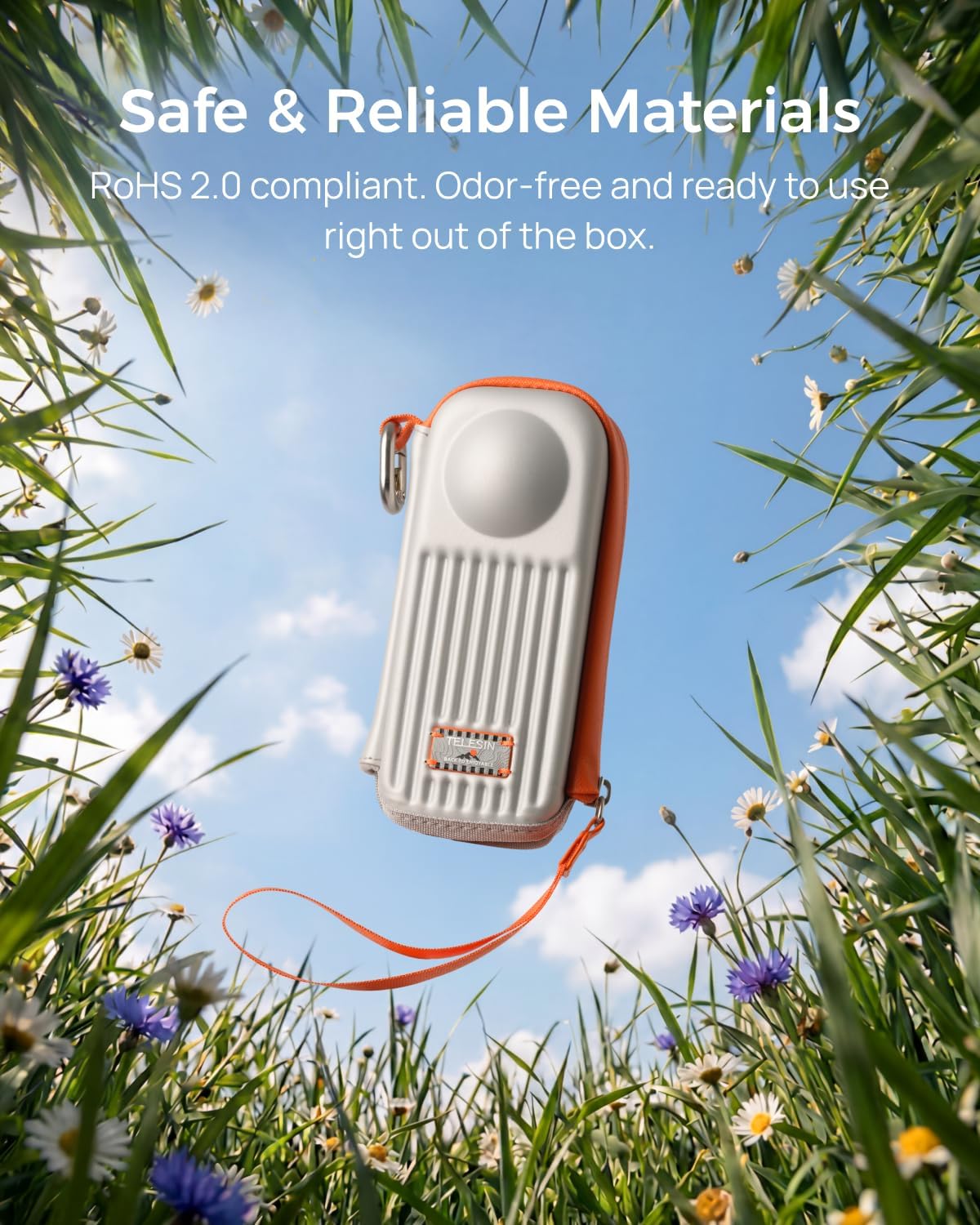 CARCASA PARA CÁMARA TELESIN DISADV PARA INSTA360 X5/X4/X4 AIR PLATA - 5