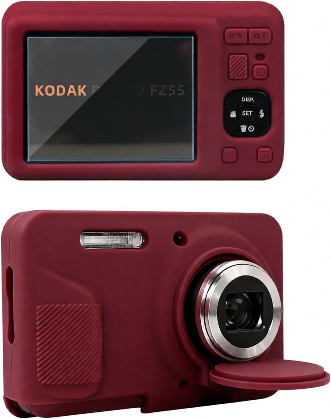 CARCASA PARA CÁMARA KODAK PIXPRO FZ55 FREVYVE ROJA - 1