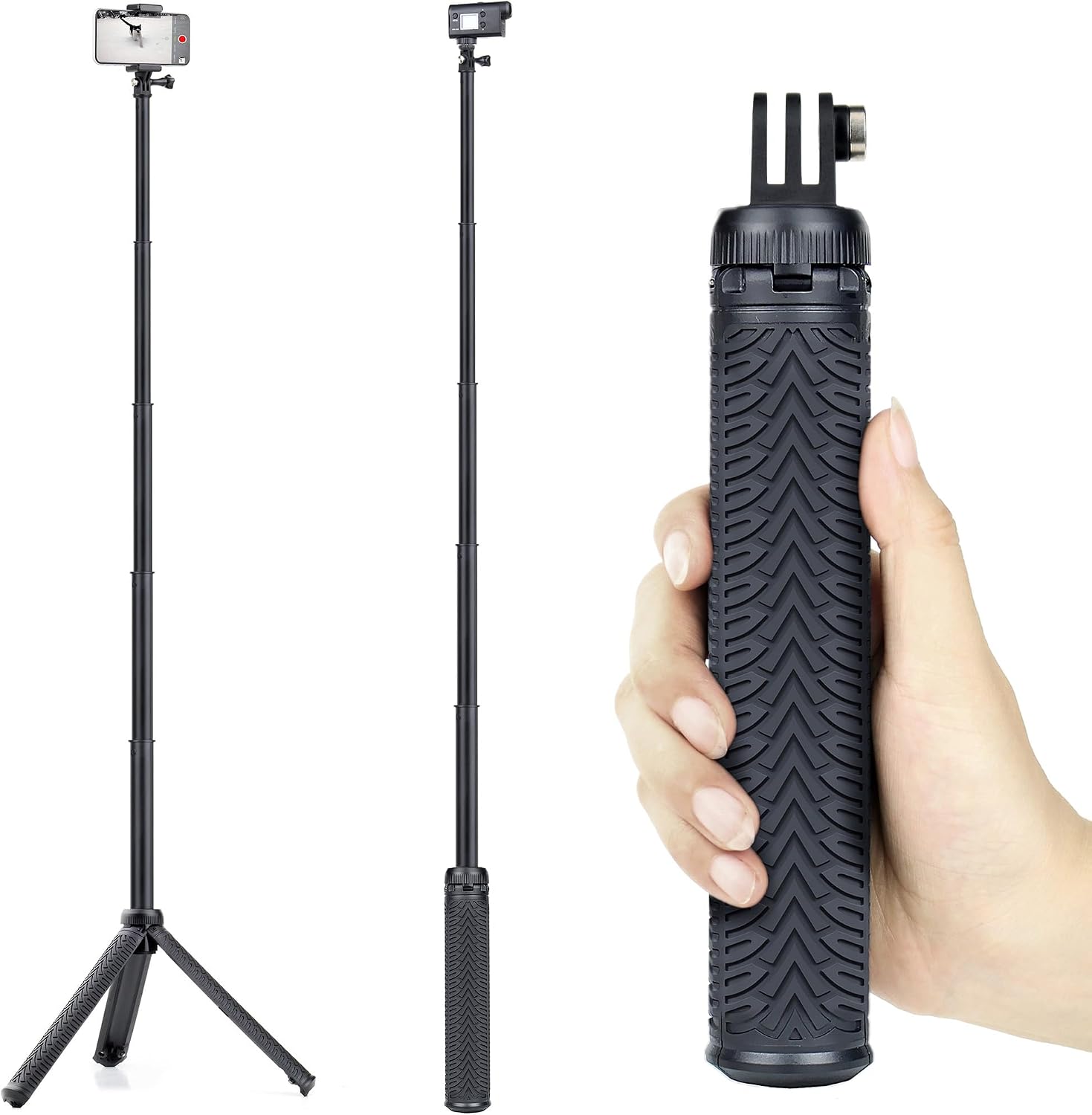 TRÍPODE SUMERGIBLE GEPULY PARA CÁMARAS GOPRO/INSTA360/DJI ACTION 6 - 1