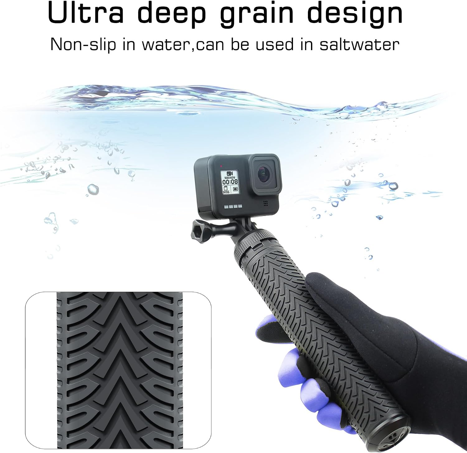 TRÍPODE SUMERGIBLE GEPULY PARA CÁMARAS GOPRO/INSTA360/DJI ACTION 6 - 3