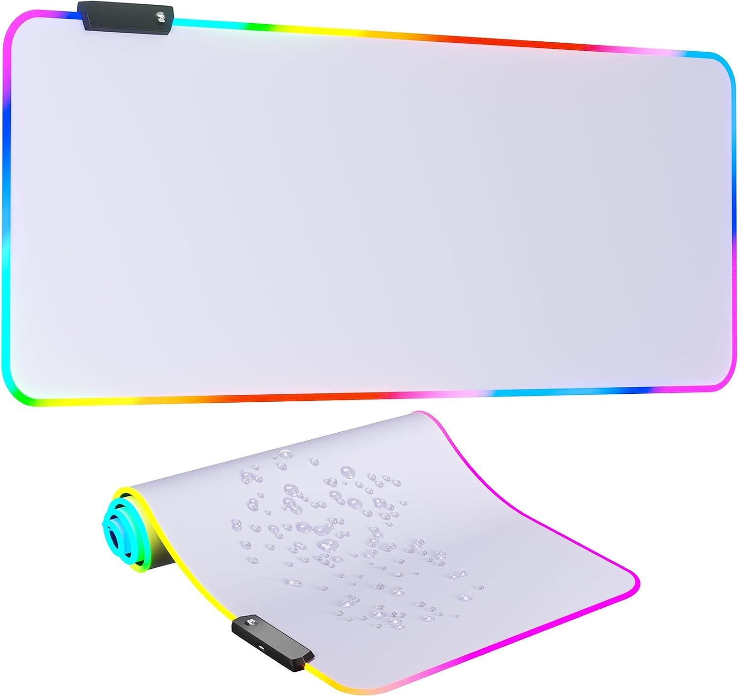 MOUSEPAD RGB DR CATCH GRANDE CON ILUMINACIÓN LED BLANCO - 1