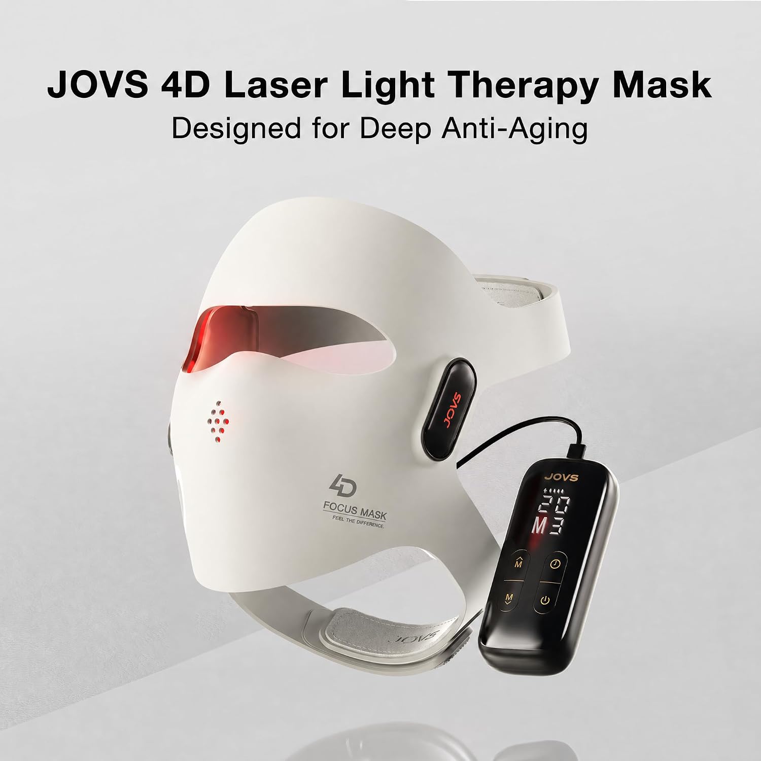 MÁSCARA DE TERAPIA DE LUZ ROJA PARA ROSTRO JOVS CON LÁSER 4D - 2