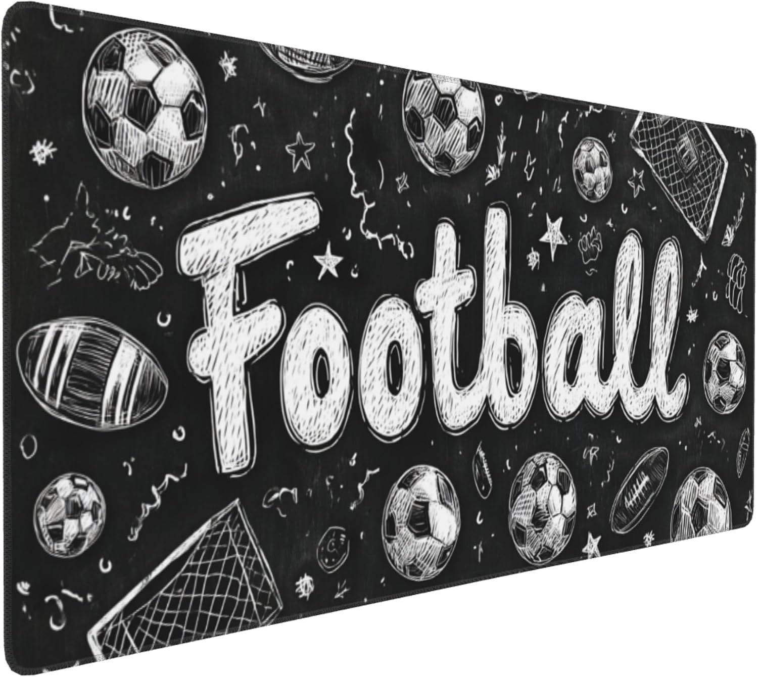 MOUSE PAD JJWETONG FOOTBALL SOCCER GAMING 90X40 CM ANTIDESLIZANTE - 1