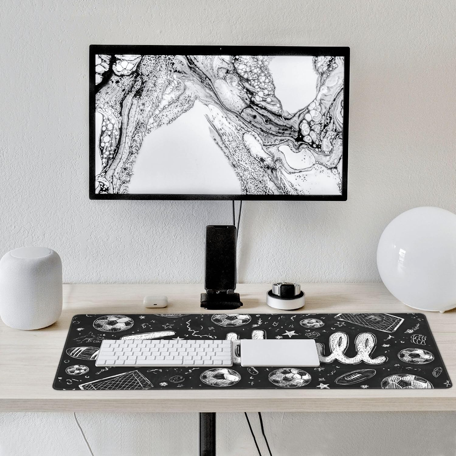 MOUSE PAD JJWETONG FOOTBALL SOCCER GAMING 90X40 CM ANTIDESLIZANTE - 5