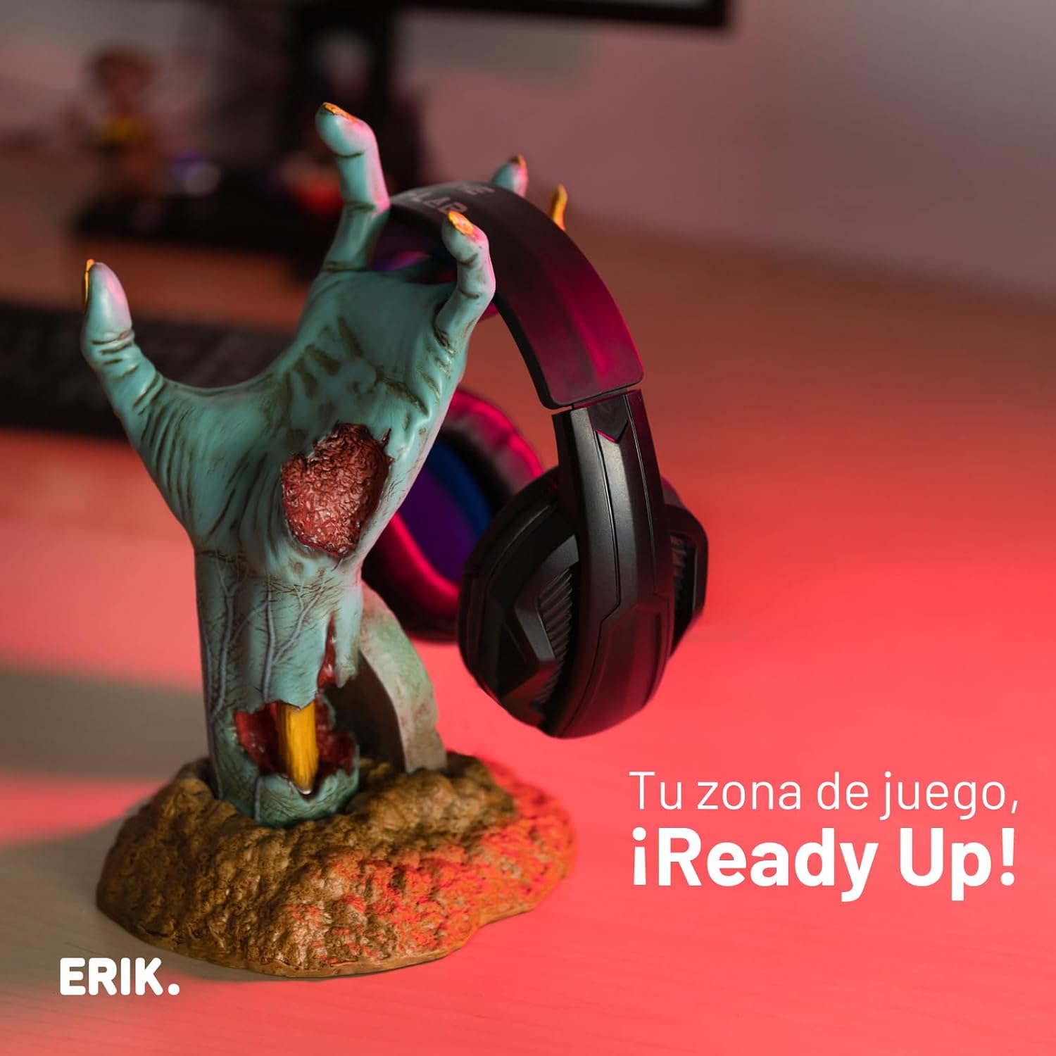 SOPORTE PARA CONTROL Y AUDÍFONOS GRUPO ERIK GAMING - 4