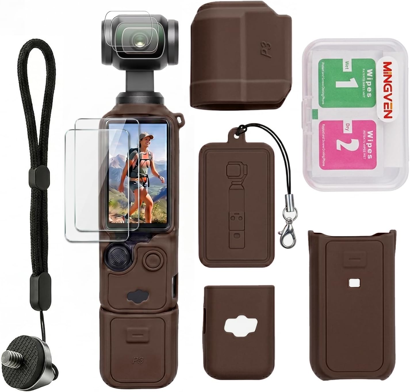 CARCASA PARA DJI OSMO POCKET 3/XTRA MUSE CON PROTECTOR DE LENTE Y PANTALLA MINGVEN - 1