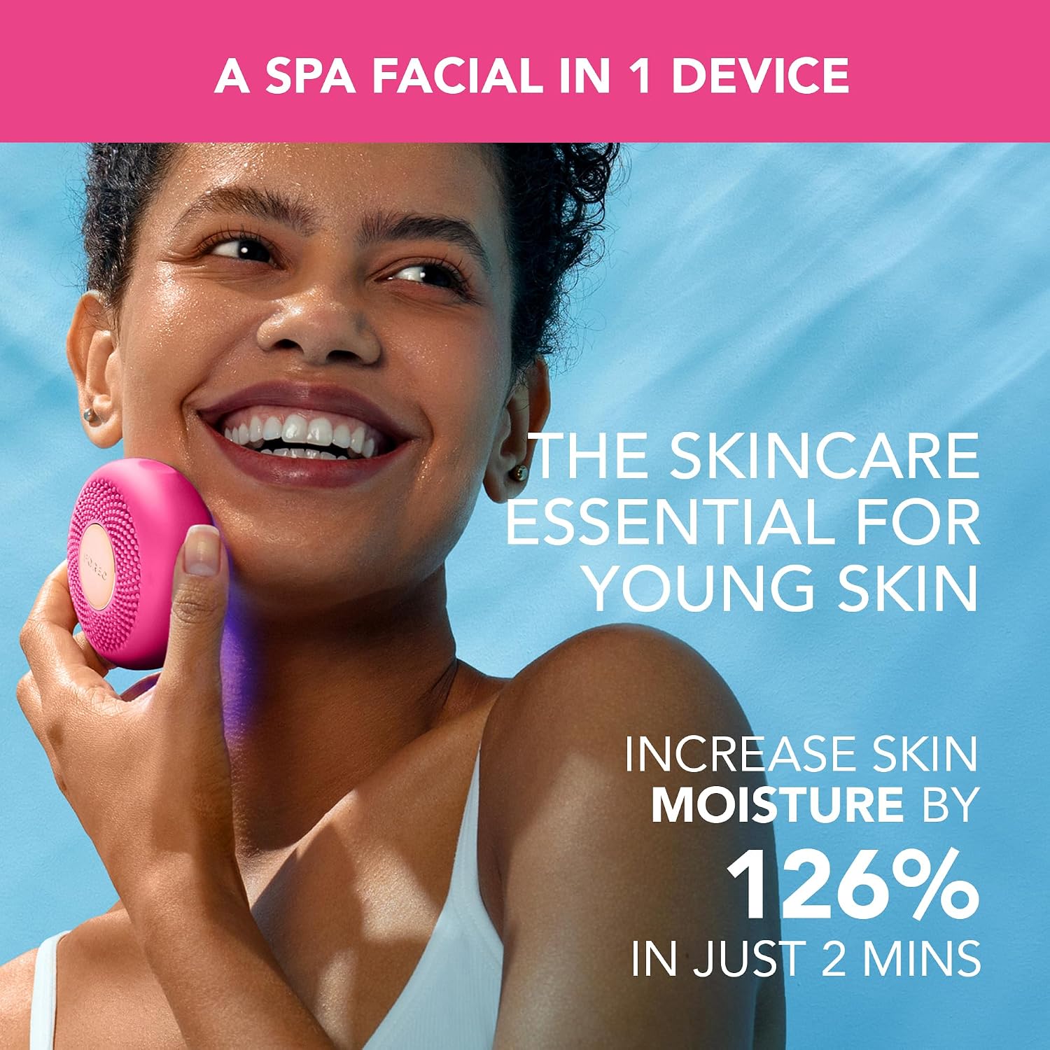 DISPOSITIVO FACIAL FOREO UFO 3 MINI PARA MASCARILLA CON LUZ ROJA - 2