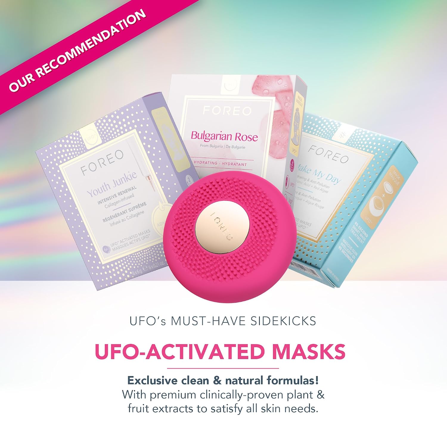 DISPOSITIVO FACIAL FOREO UFO 3 MINI PARA MASCARILLA CON LUZ ROJA - 4