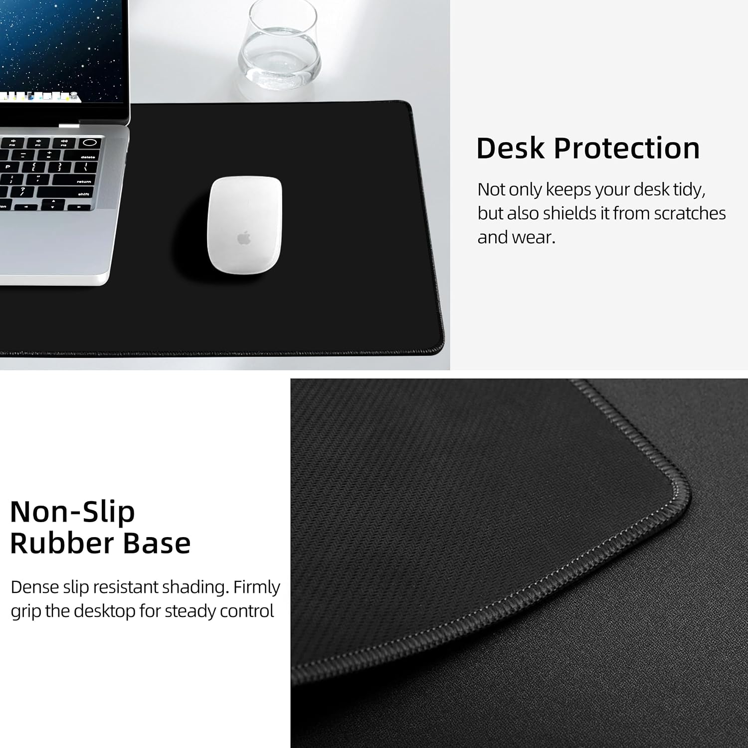 MOUSE PAD CON CARGADOR INALÁMBRICO EXTRELIFE XXL 80X40 CM - 4