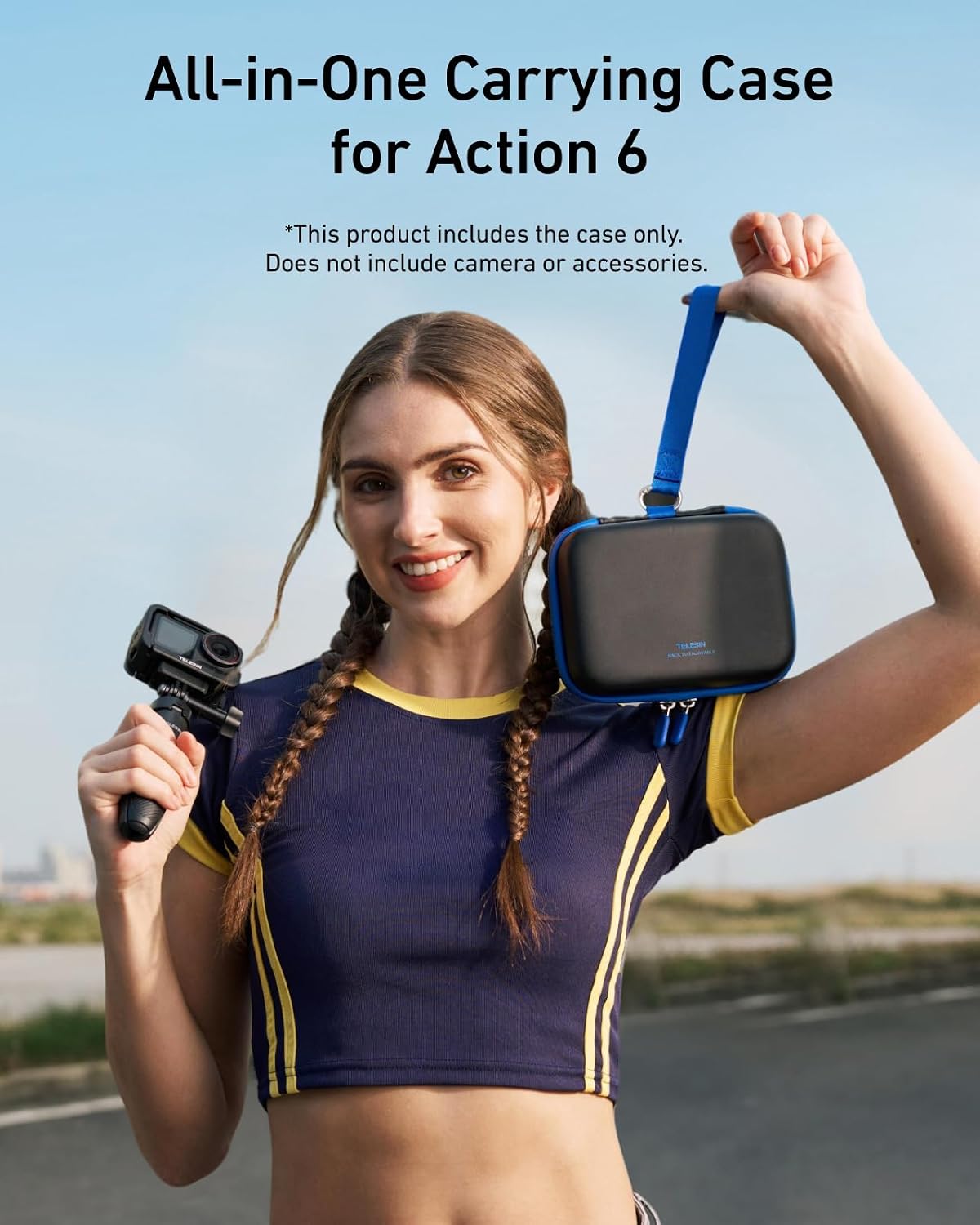 ESTUCHE RÍGIDO TELESIN PARA DJI OSMO ACTION 6 Y ACCESORIOS OFICIALES - 2