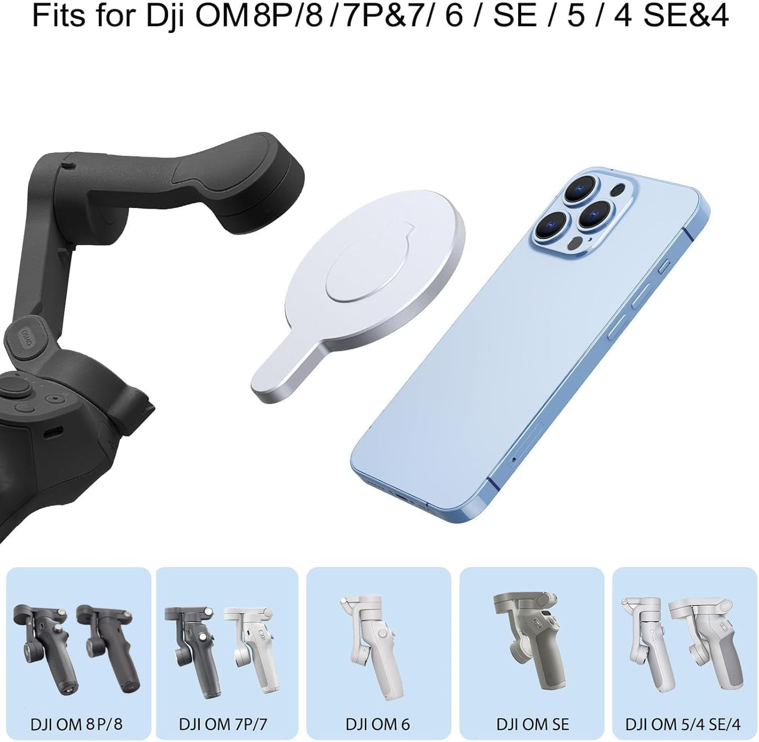 SOPORTE MAGNÉTICO PARA TELÉFONO AERBEIS PARA DJI GIMBAL - 5