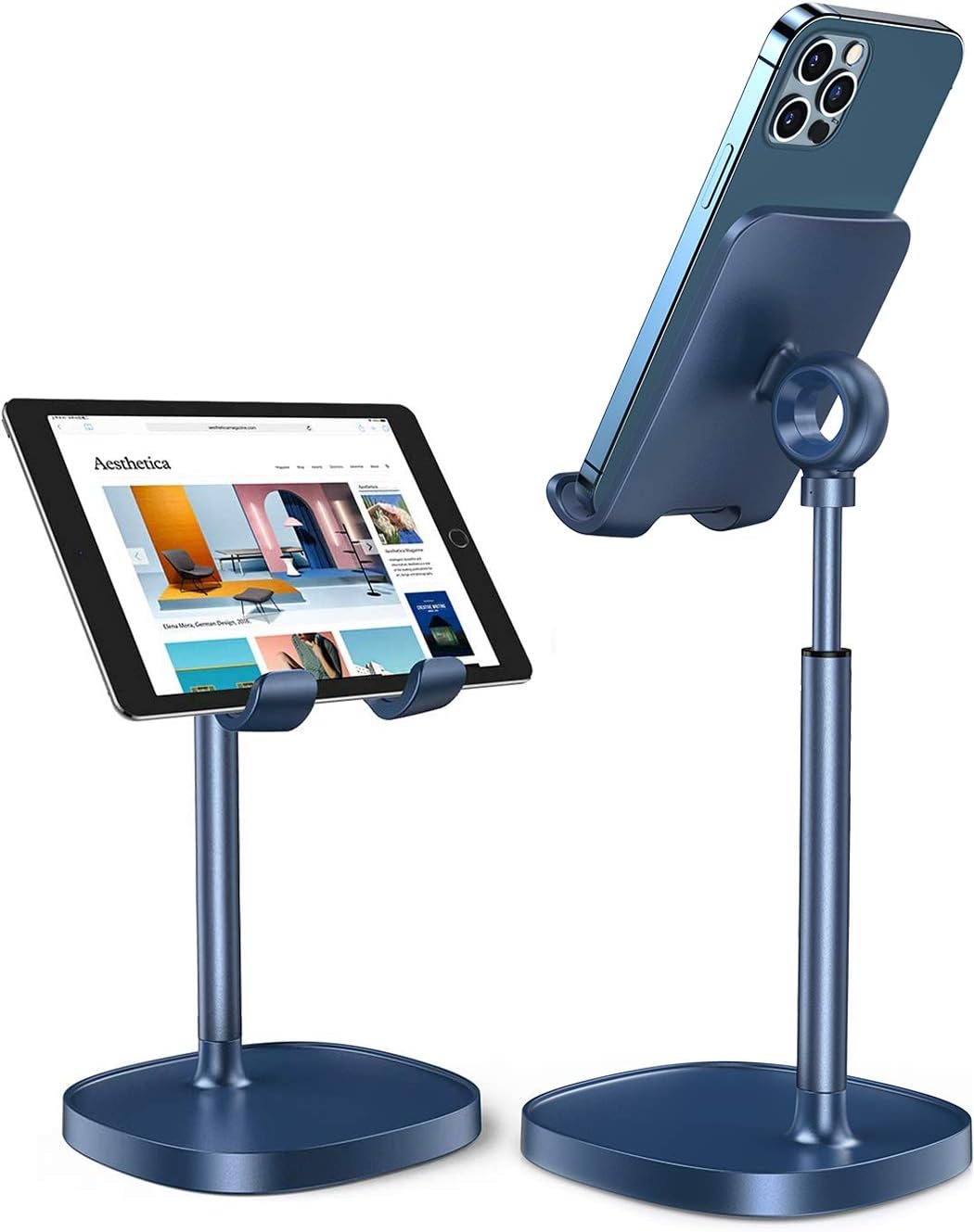 SOPORTE PARA CELULAR LISEN AZUL PARA ESCRITORIO - 1