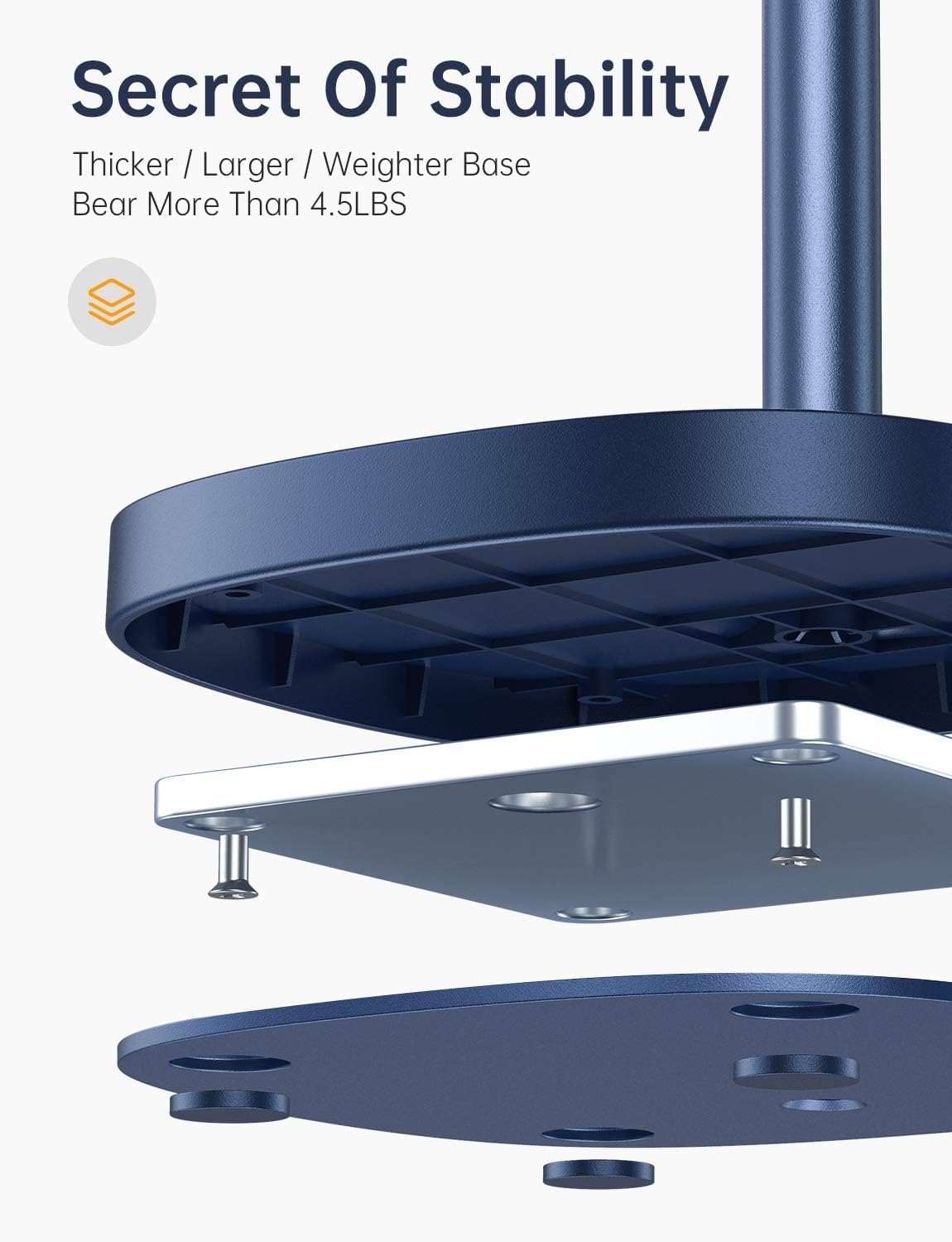 SOPORTE PARA CELULAR LISEN AZUL PARA ESCRITORIO - 2