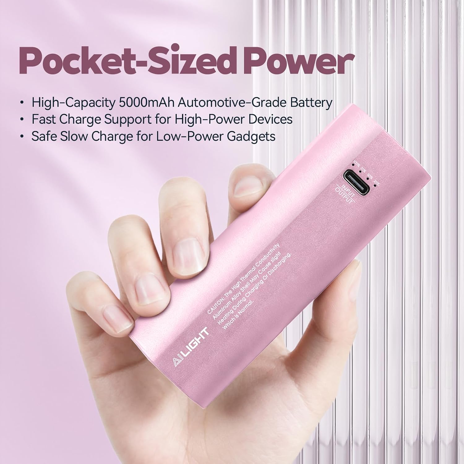 BATERÍA EXTERNA AILIGHT BATTERY HANDLE GRIP 5000MAH CON CARGA PD 20W PARA CÁMARAS GOPRO E INSTA360 - 2
