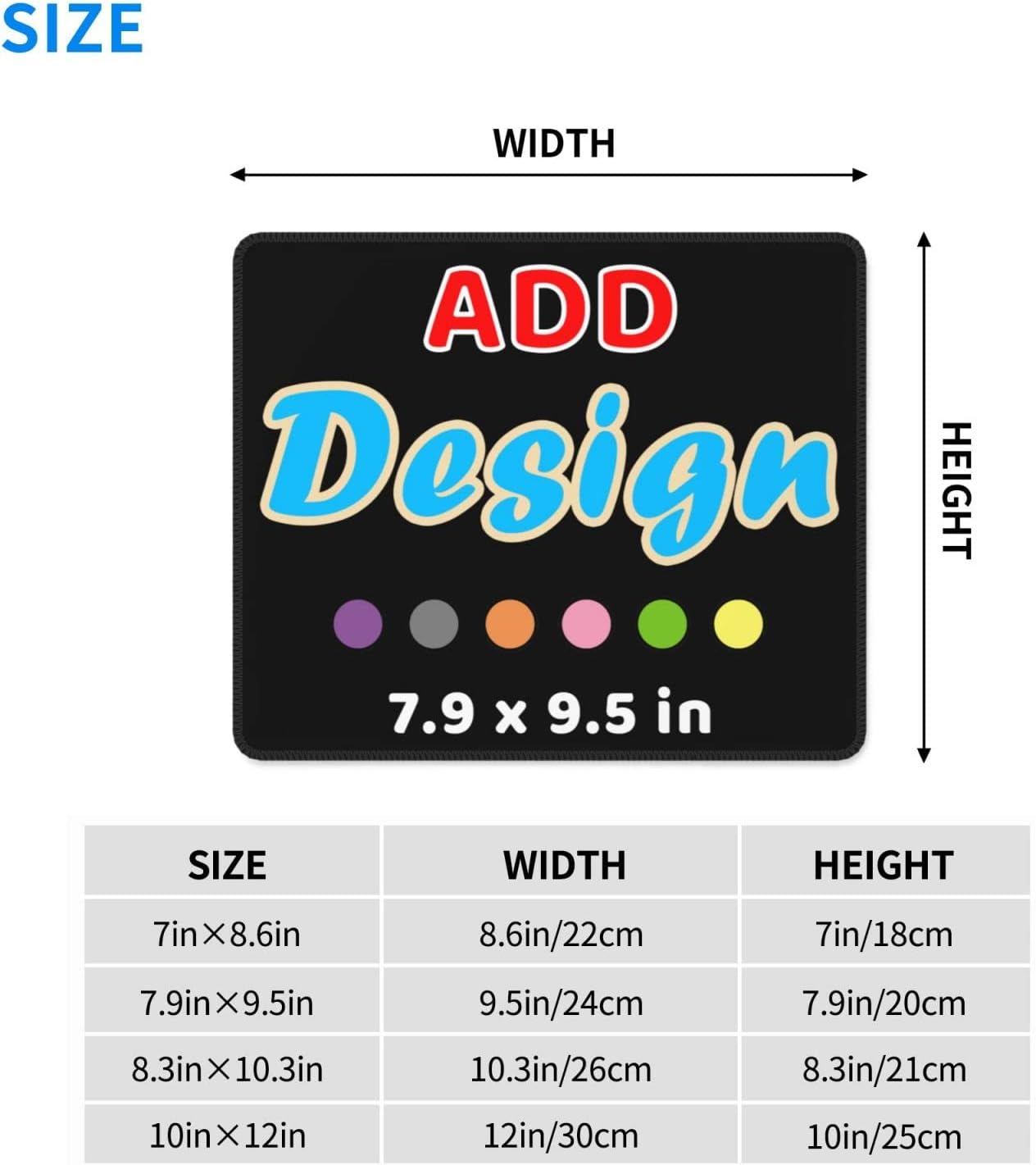 MOUSE PAD PERSONALIZADO HSPOILDOGED 20 X 24 CM CON BORDE COSIDO ANTIDESLIZANTE - 2
