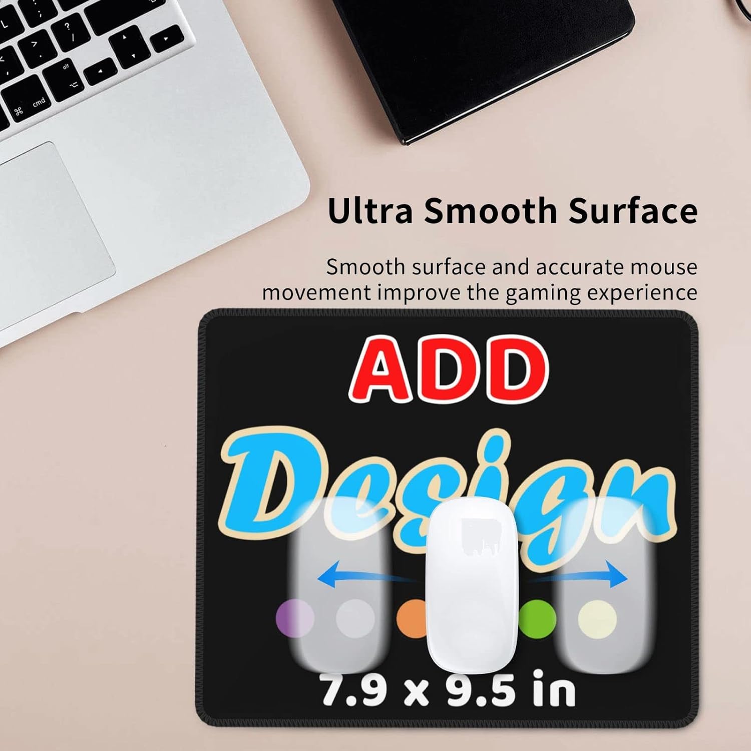 MOUSE PAD PERSONALIZADO HSPOILDOGED 20 X 24 CM CON BORDE COSIDO ANTIDESLIZANTE - 5