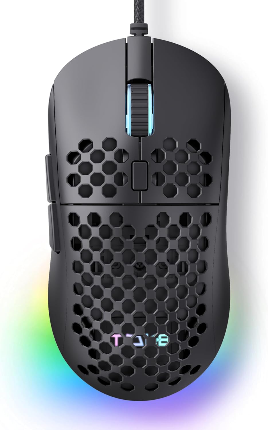 MOUSE GAMER TMKB FALCON M1SE CABLEADO 12800DPI NEGRO - 1