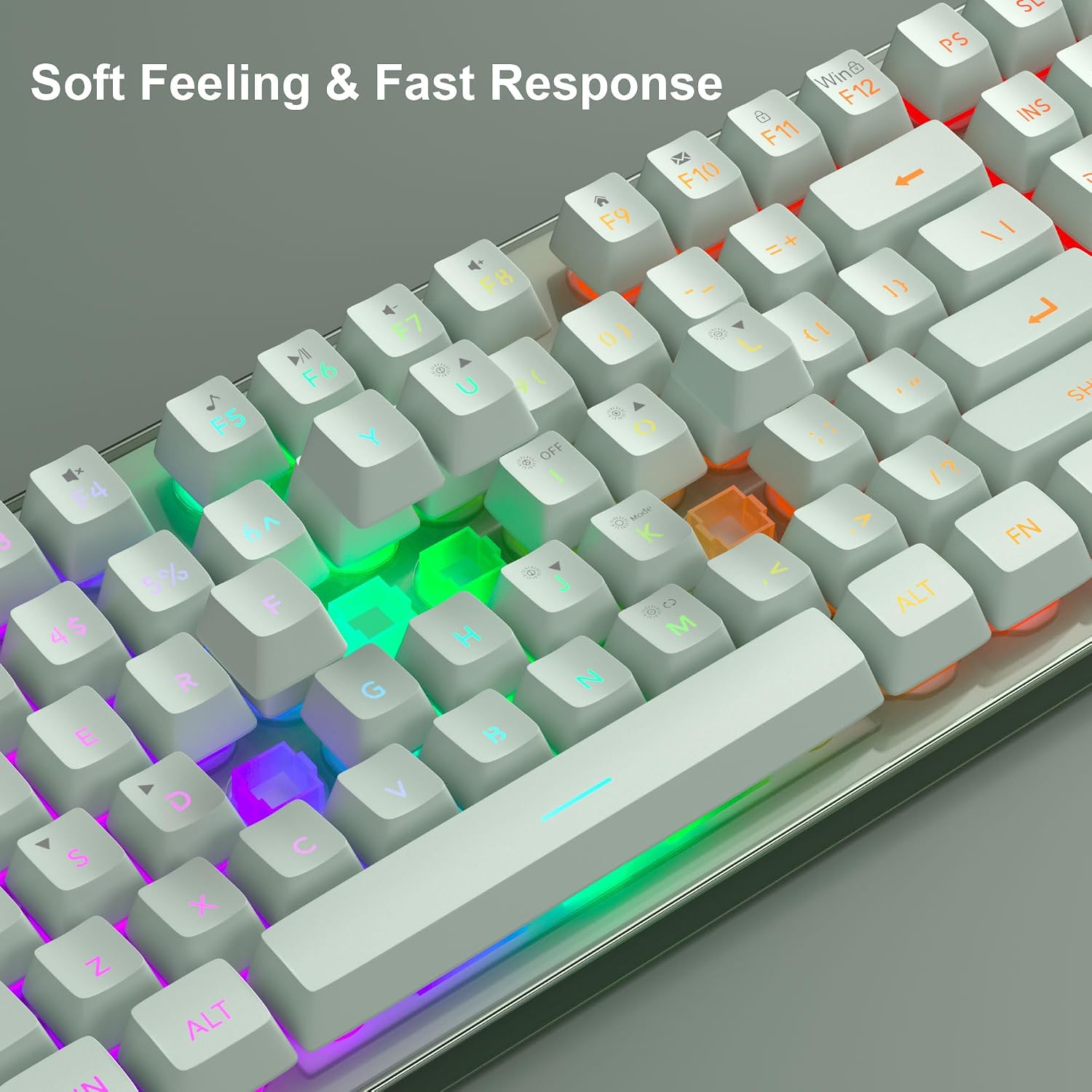 KIT DE TECLADO Y MOUSE MAGEGEE K1 RGB RETROILUMINADO VERDE - 5