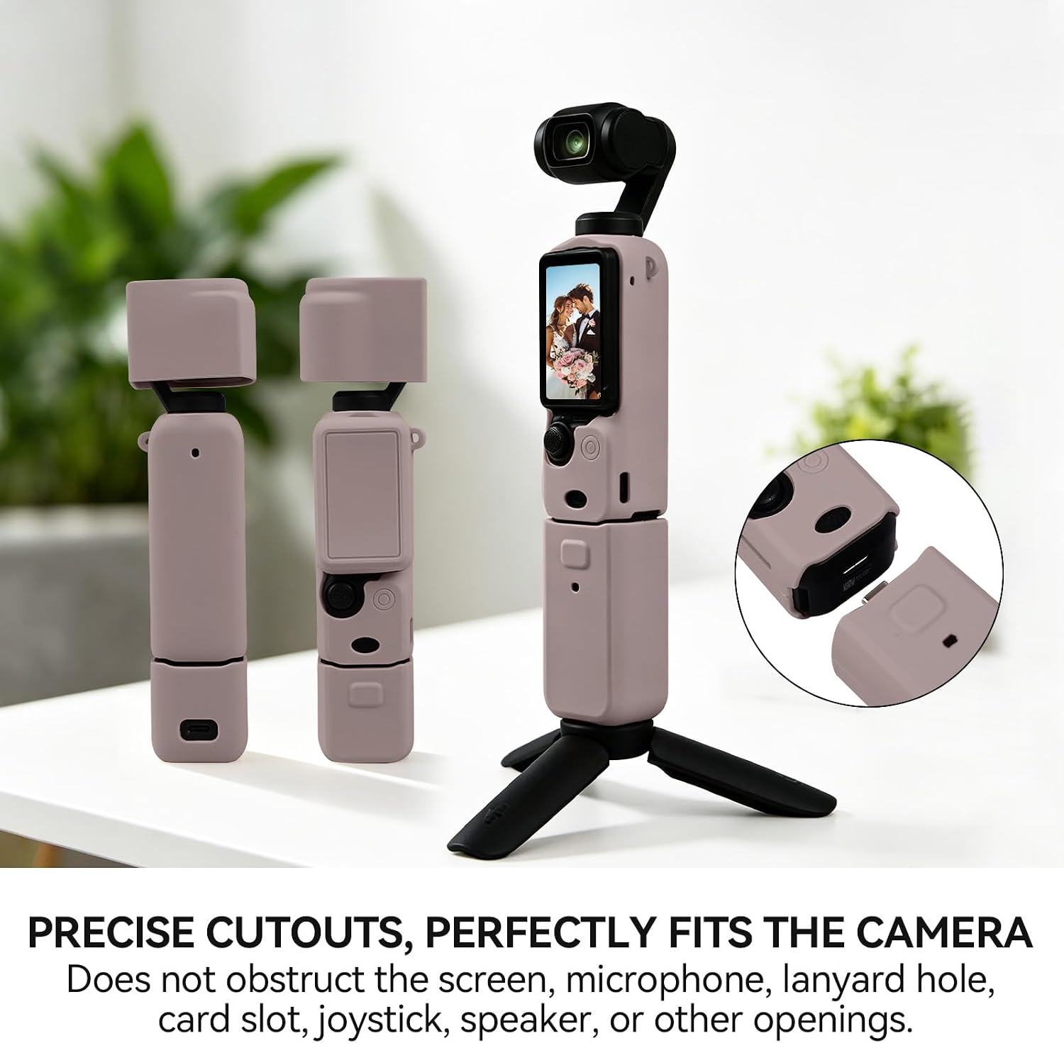CARCASA EASY HOOD PARA DJI OSMO POCKET 3/XTRA MUSE COLOR ROSA TIFFANY - 4