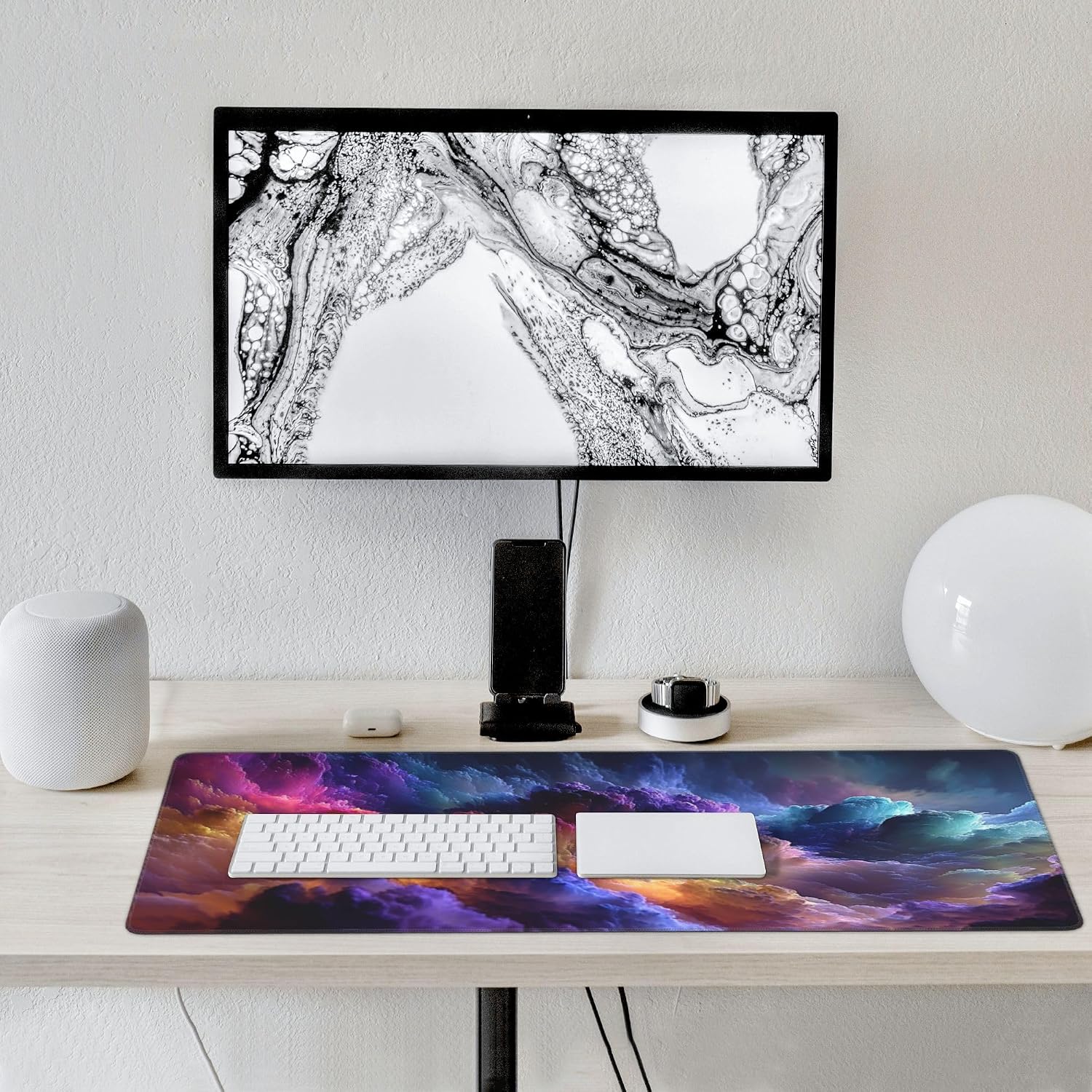 MOUSE PAD EXTRA GRANDE JJWETONG GALAXY CLOUD 90X40 CM - 4