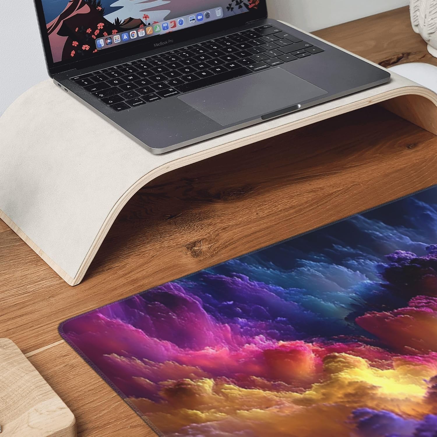 MOUSE PAD EXTRA GRANDE JJWETONG GALAXY CLOUD 90X40 CM - 5