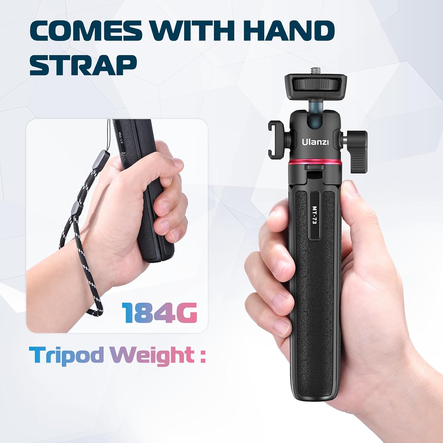 TRÍPODE EXTENSIBLE ULANZI MT-73 MINI SELFIE STICK PARA CÁMARAS COMPACTAS - 5
