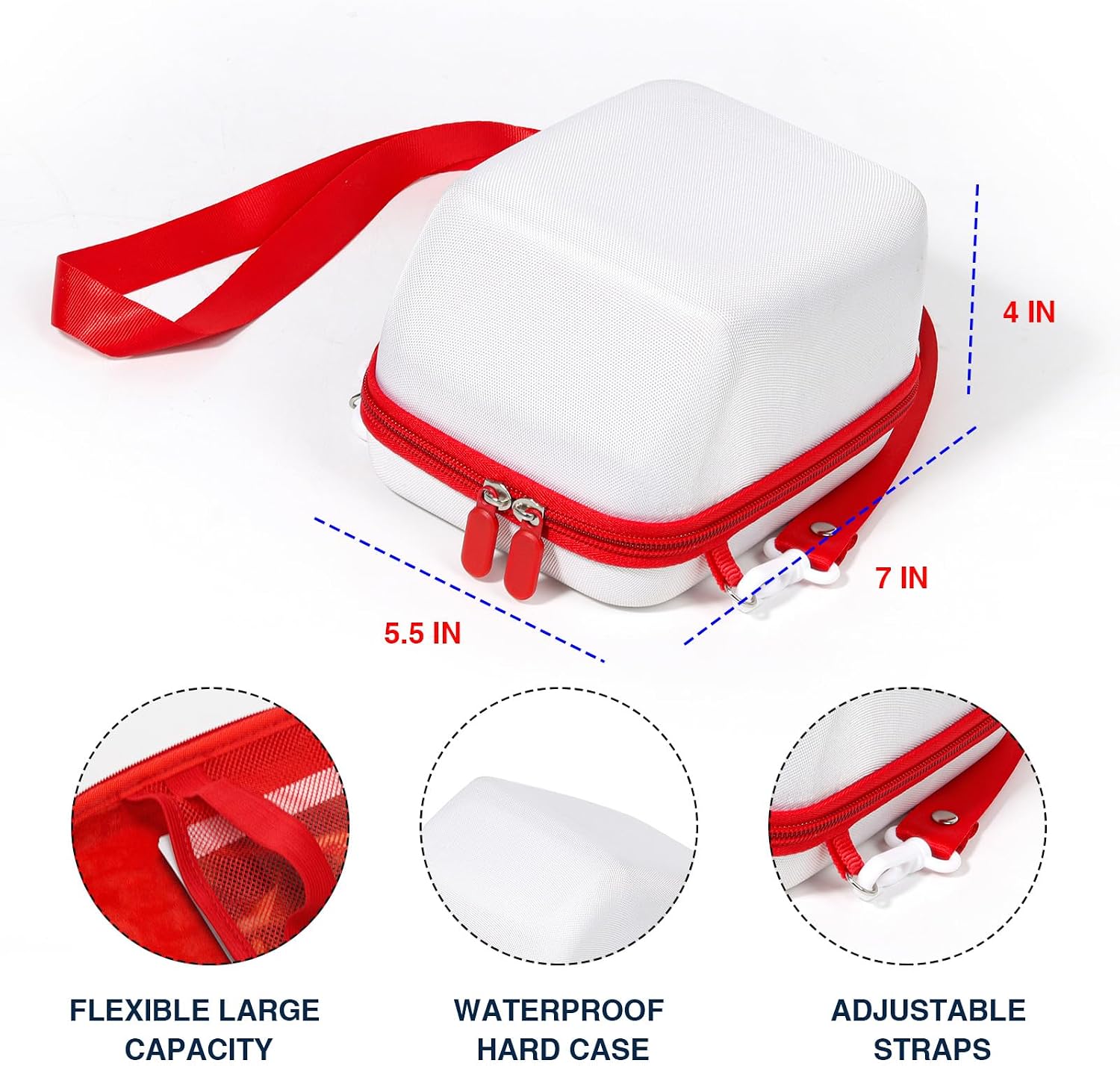 FUNDA PARA CÁMARA WOGOZAN PARA POLAROID NOW/NOW+/I-TYPE/FLIP INSTANTÁNEA BLANCO - 3