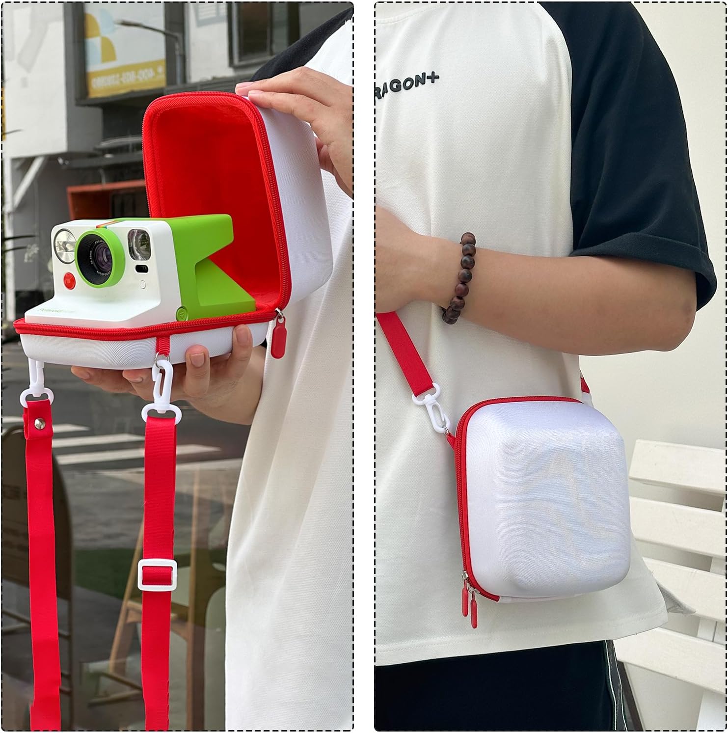 FUNDA PARA CÁMARA WOGOZAN PARA POLAROID NOW/NOW+/I-TYPE/FLIP INSTANTÁNEA BLANCO - 4
