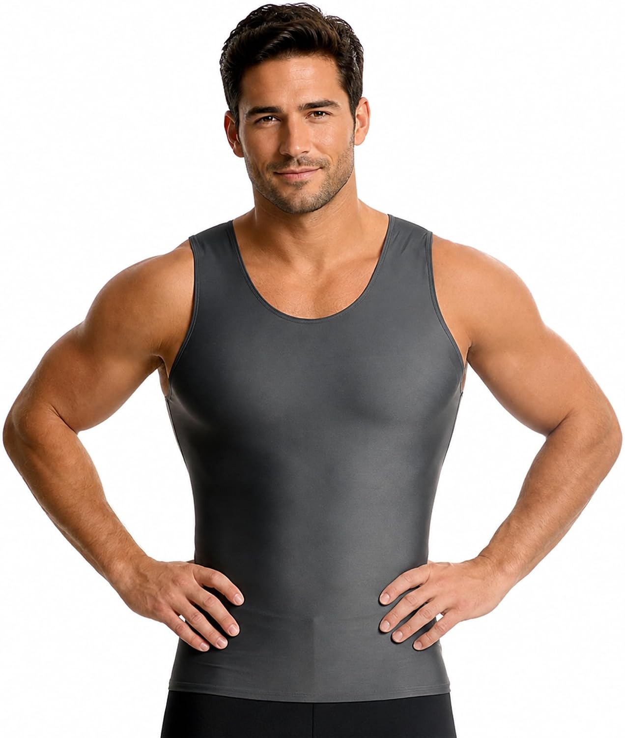 CAMISETA SIN MANGAS COMPRESIVA INSTA SLIM 3 UNIDADES - 2