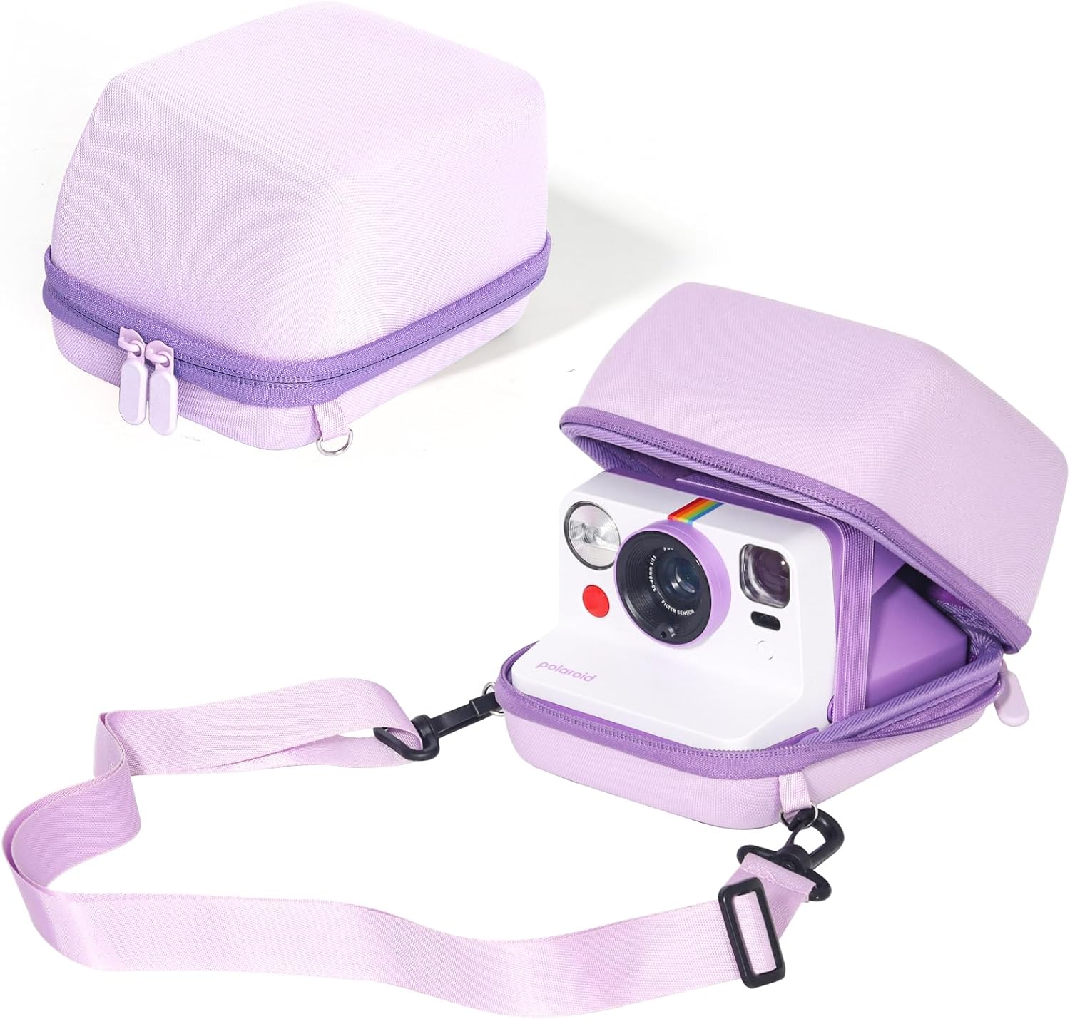 FUNDA PARA CÁMARA WOGOZAN PARA POLAROID NOW/NOW+/I-TYPE/FLIP INSTANT CÁMARA MORADO - 1