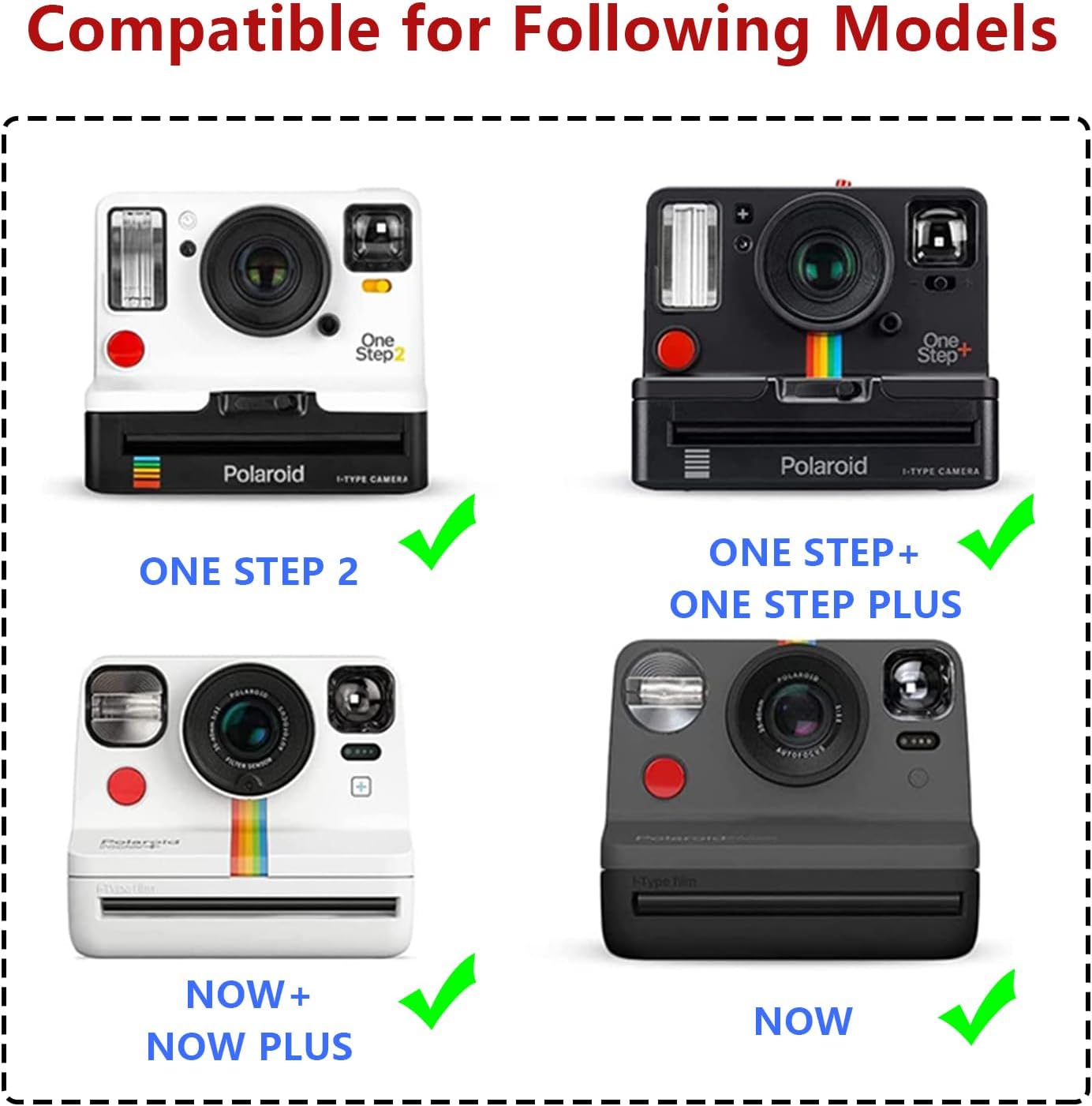 FUNDA PARA CÁMARA WOGOZAN PARA POLAROID NOW/NOW+/I-TYPE/FLIP INSTANT CÁMARA MORADO - 2