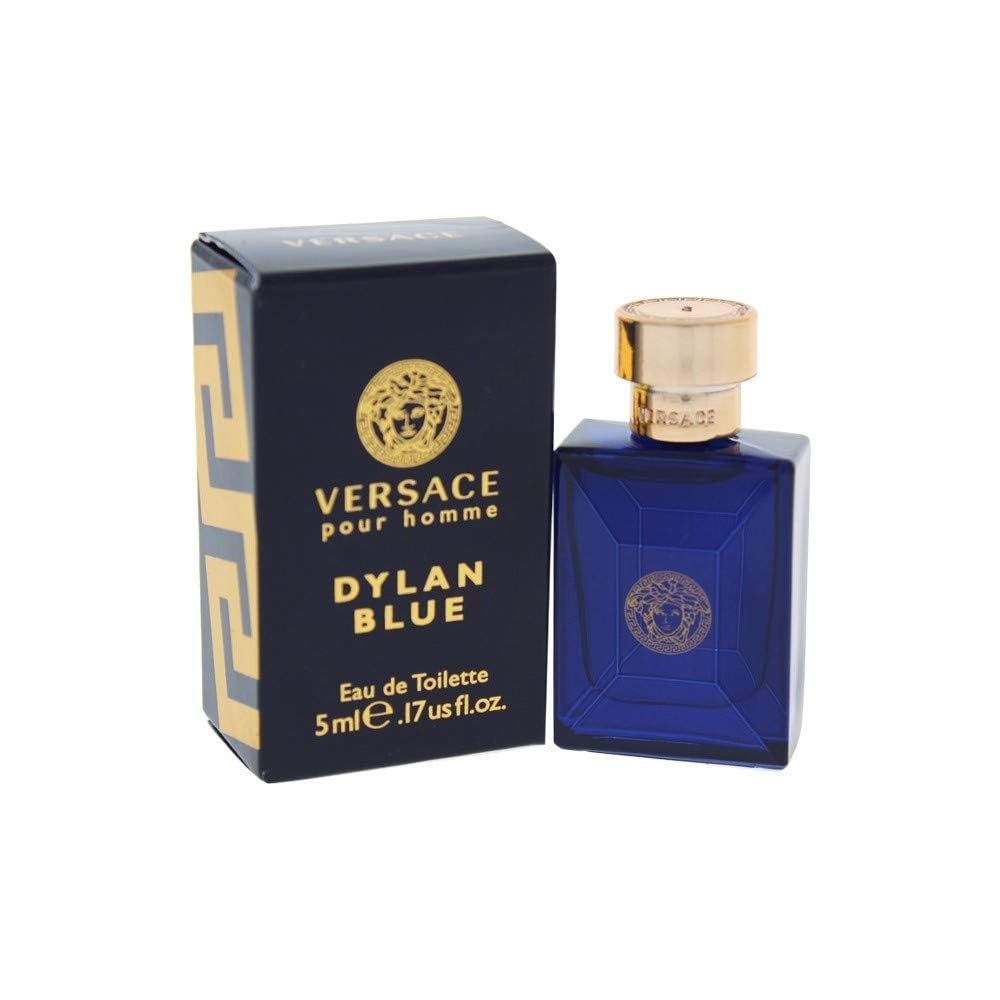 PERFUME VERSACE POUR HOMME DYLAN BLUE 0.3 OZ EAU DE TOILETTE PARA HOMBRE - 5