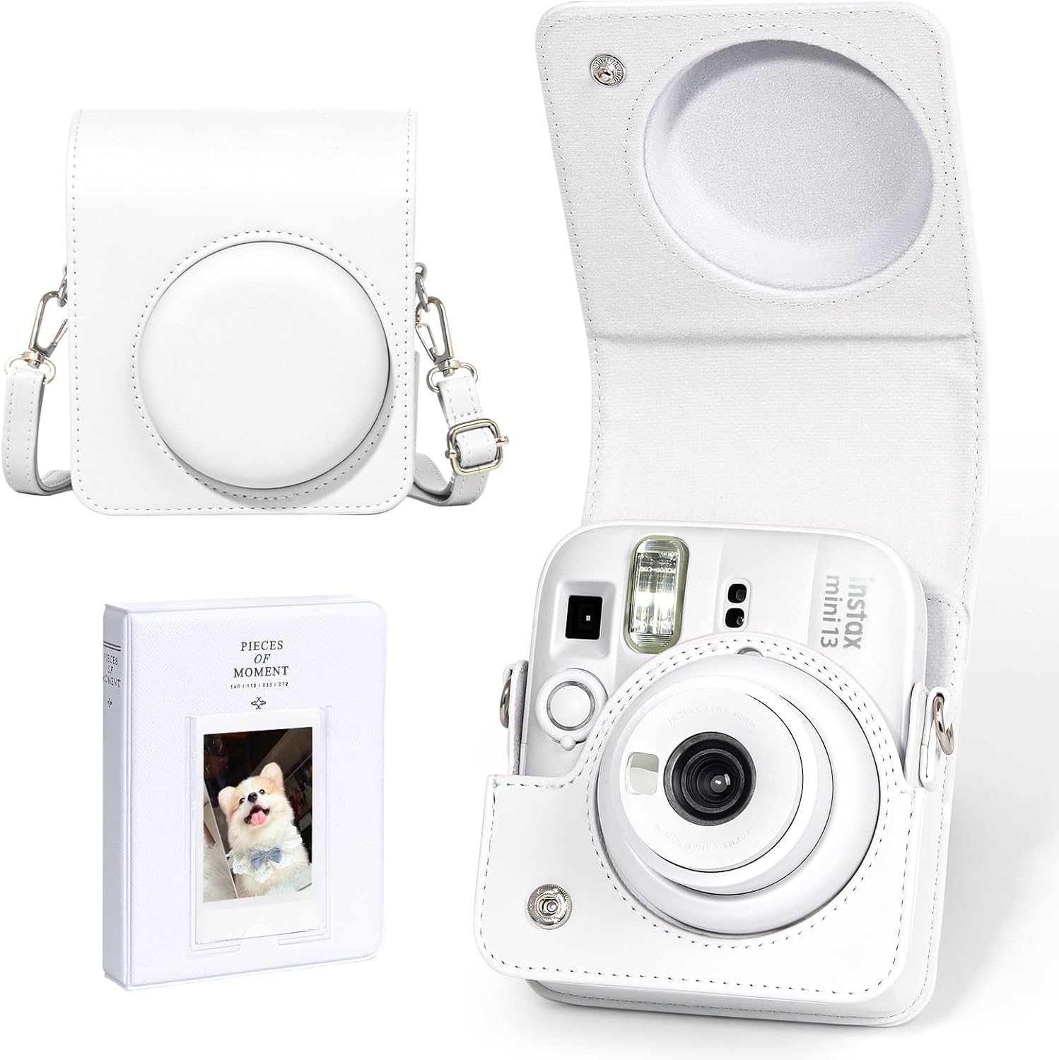 FUNDA PARA CÁMARA WOGOZAN FUJIFILM INSTAX MINI 13 BLANCO - 1