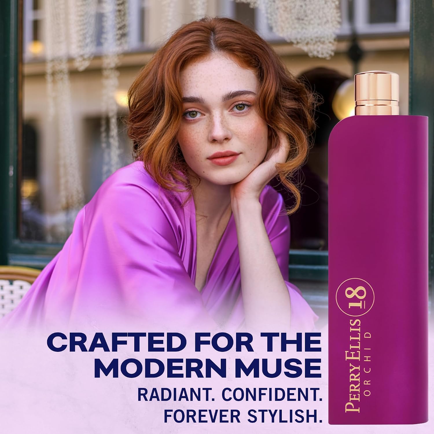 SET DE FRAGANCIAS PERRY ELLIS 18 ORCHID 4 PIEZAS PARA MUJER - 4