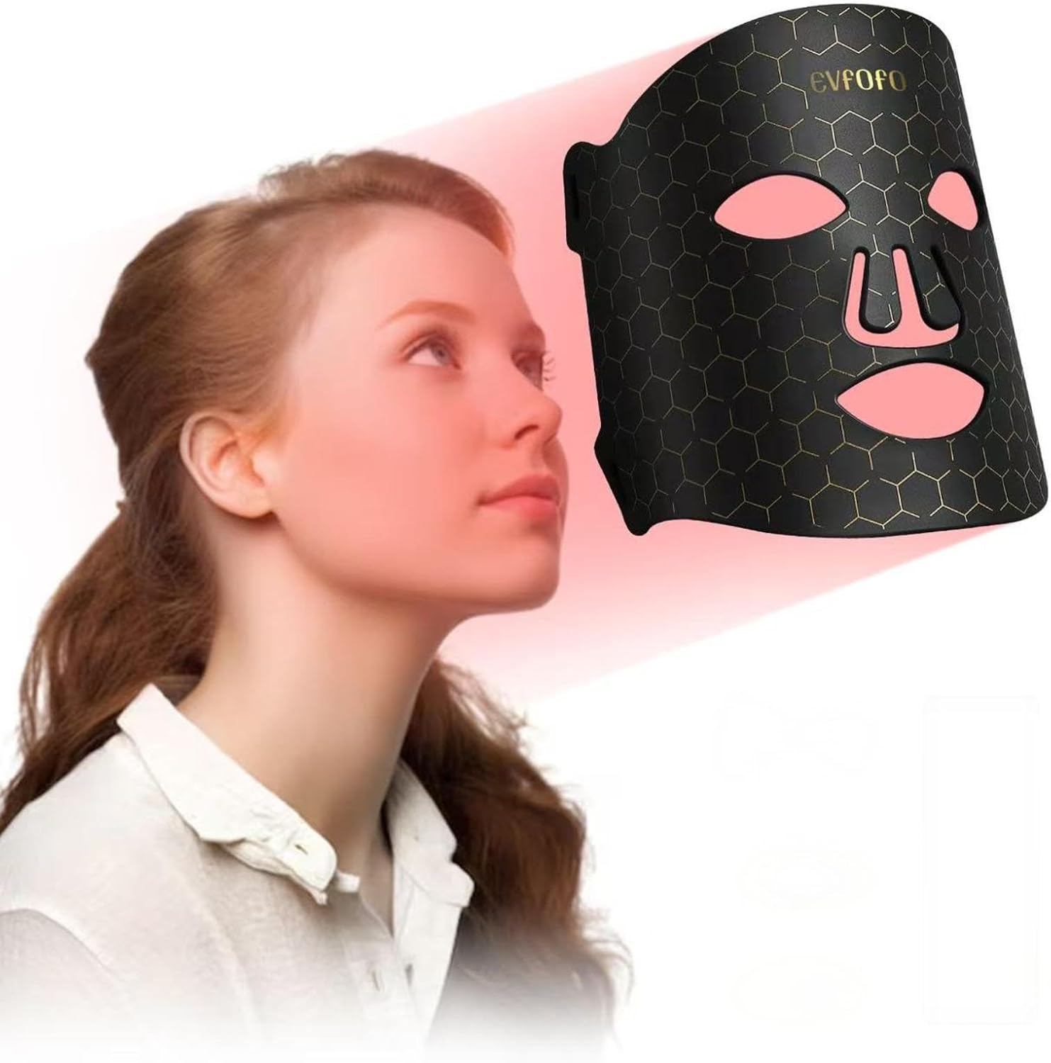 ALMOHADA TERAPÉUTICA EVFOFO FDA-CLEARED 850 NIR RED LIGHT THERAPY PARA ROSTRO - 1