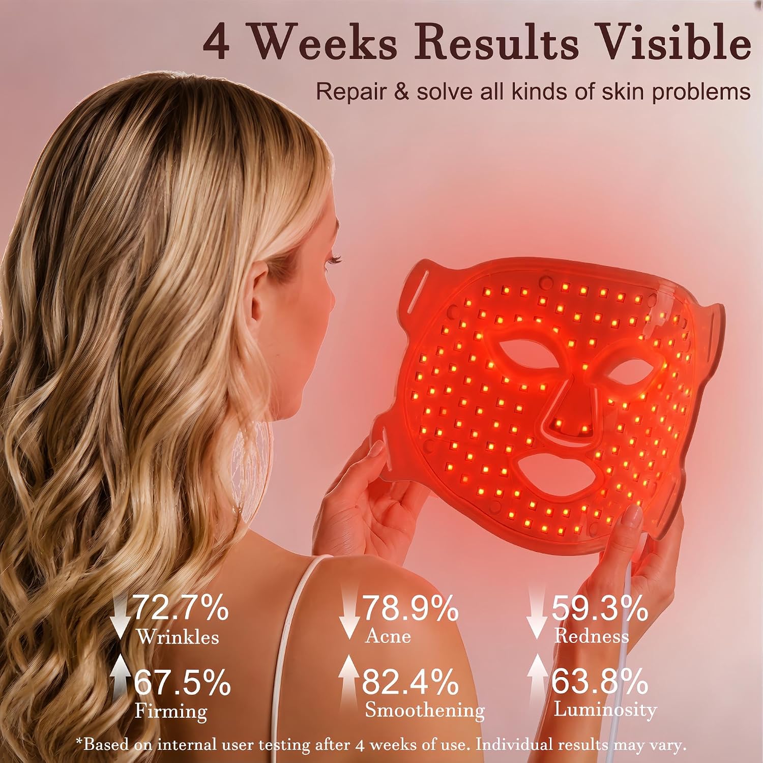 MASCARILLA FACIAL SOJUVENVER RED LIGHT THERAPY 8 COLORES LED ANTIEDAD - 4