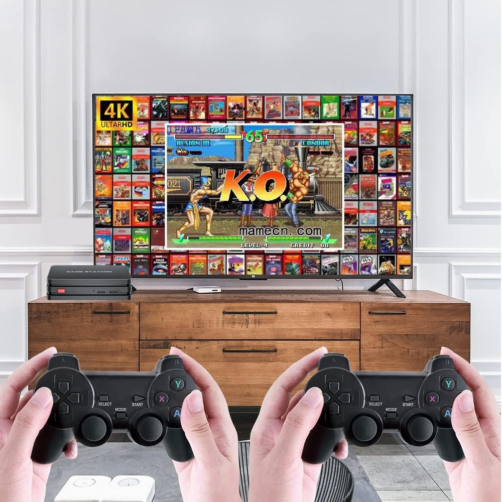 CONSOLA MINI ARCADE ORITI FULL HD CON 10000 JUEGOS Y DOS GAMEPADS CON CABLE - 2