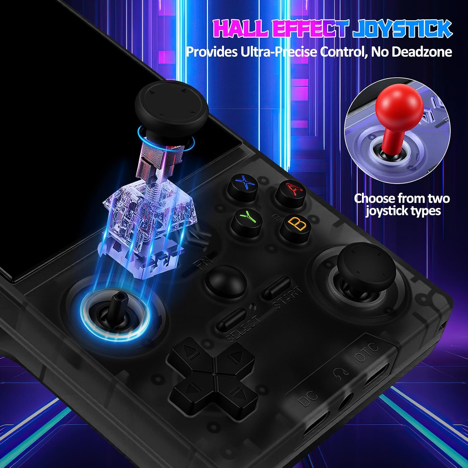 CONSOLA PORTÁTIL UYTGXEN XF40V RETRO CON JOYSTICKS DESMONTABLES Y PANTALLA IPS 4.0 PULGADAS - 4