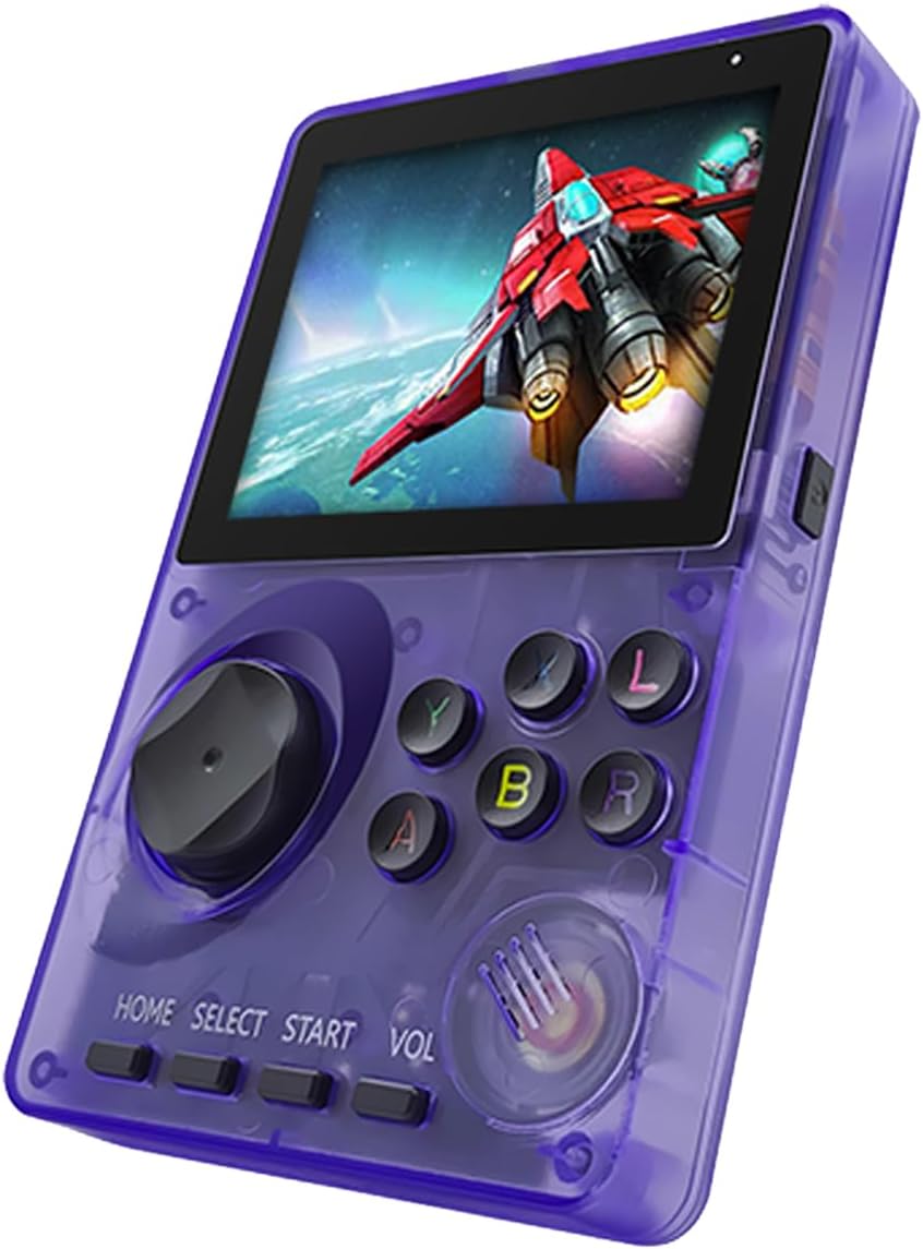 CONSOLA DE VIDEOJUEGOS 16 BIT RFETOMAX MORADA 2.8 PULGADAS 100 JUEGOS - 1