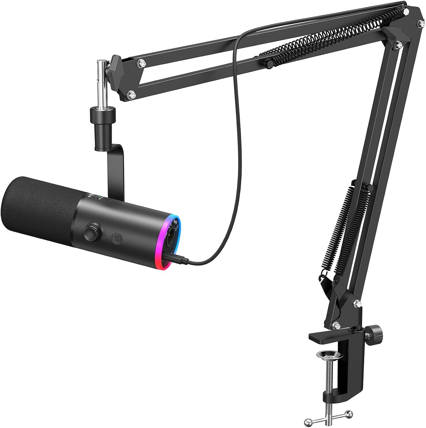 MICRÓFONO DINÁMICO TONOR PARA GAMING CON CANCELACIÓN DE RUIDO AI Y CONEXIÓN XLR/USB - 1