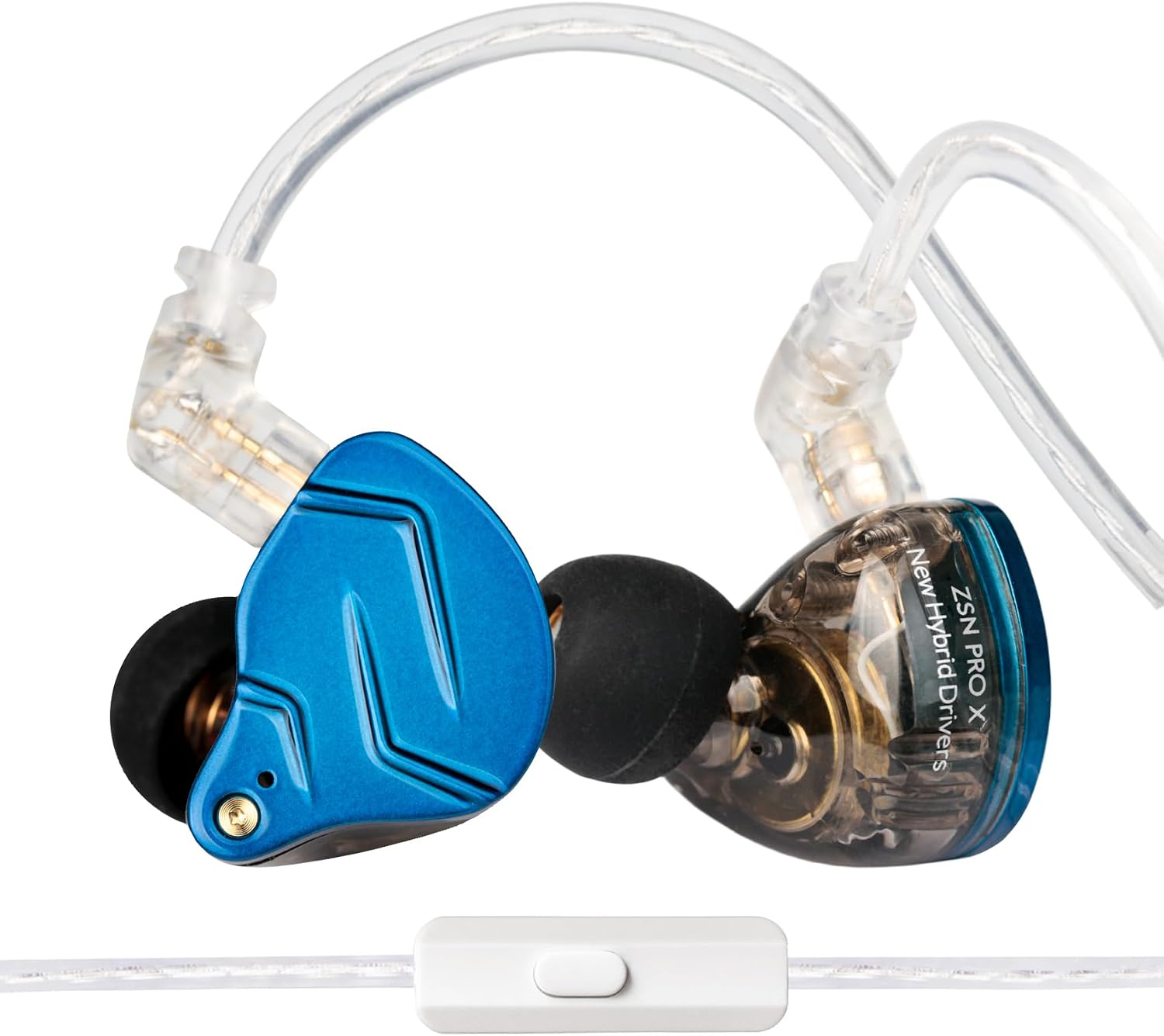 AUDÍFONOS IN-EAR KINBOOFI KZ ZSN PRO X AZUL SIN MICRÓFONO - 1