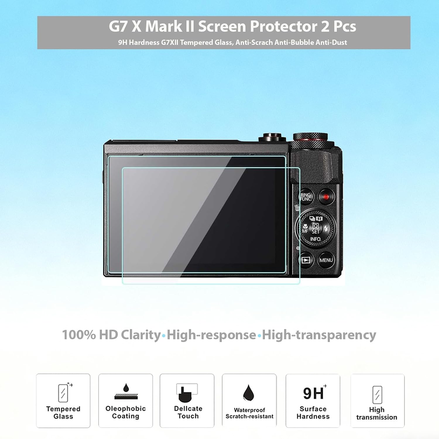FUNDA PARA CÁMARA CANON G7X MARK II FREVYVE JELLY ROSA - 5