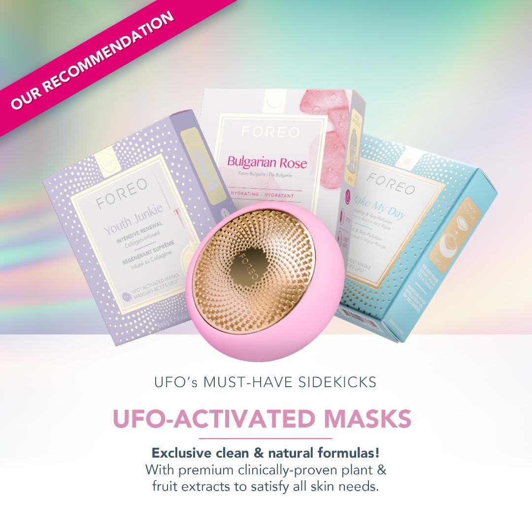 MASCARILLA FACIAL FOREO UFO 2 LED PEARL PINK - 4