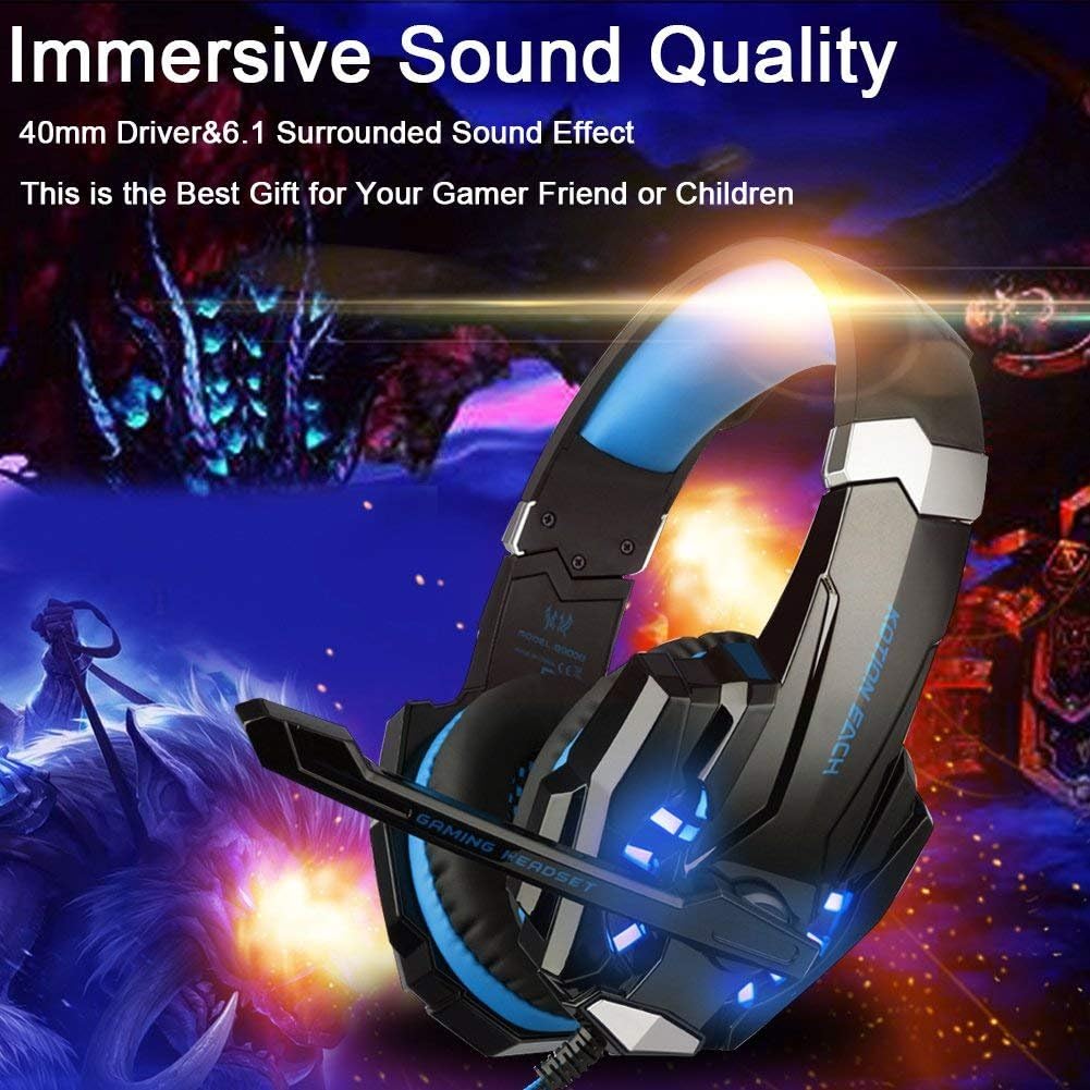 AUDÍFONOS GAMING BLUEFIRE CON MICRÓFONO PARA PS5 PS4 PC CON CABLE - 3