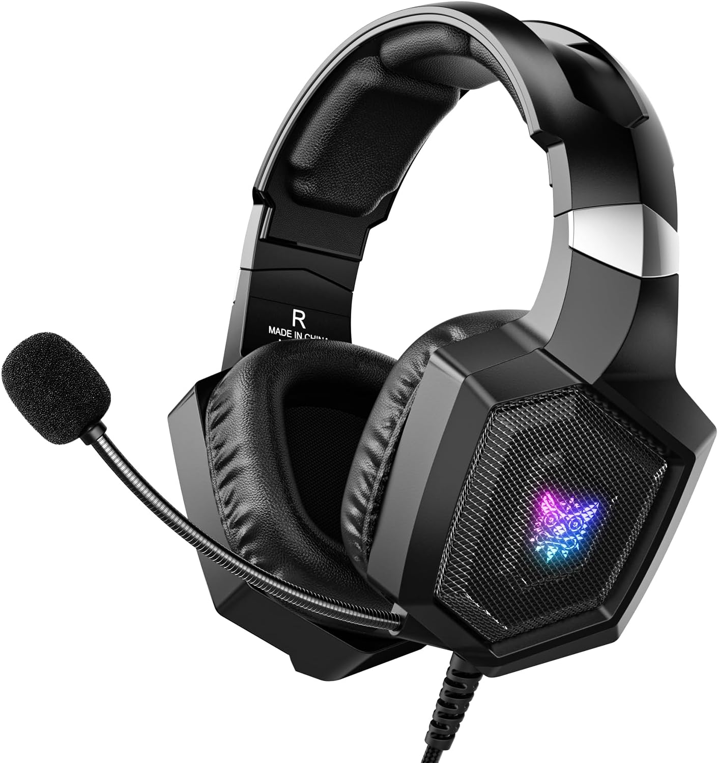 AUDÍFONOS GAMING NANDDI CON MICRÓFONO Y SONIDO SURROUND 7.1 RGB NEGRO - 1