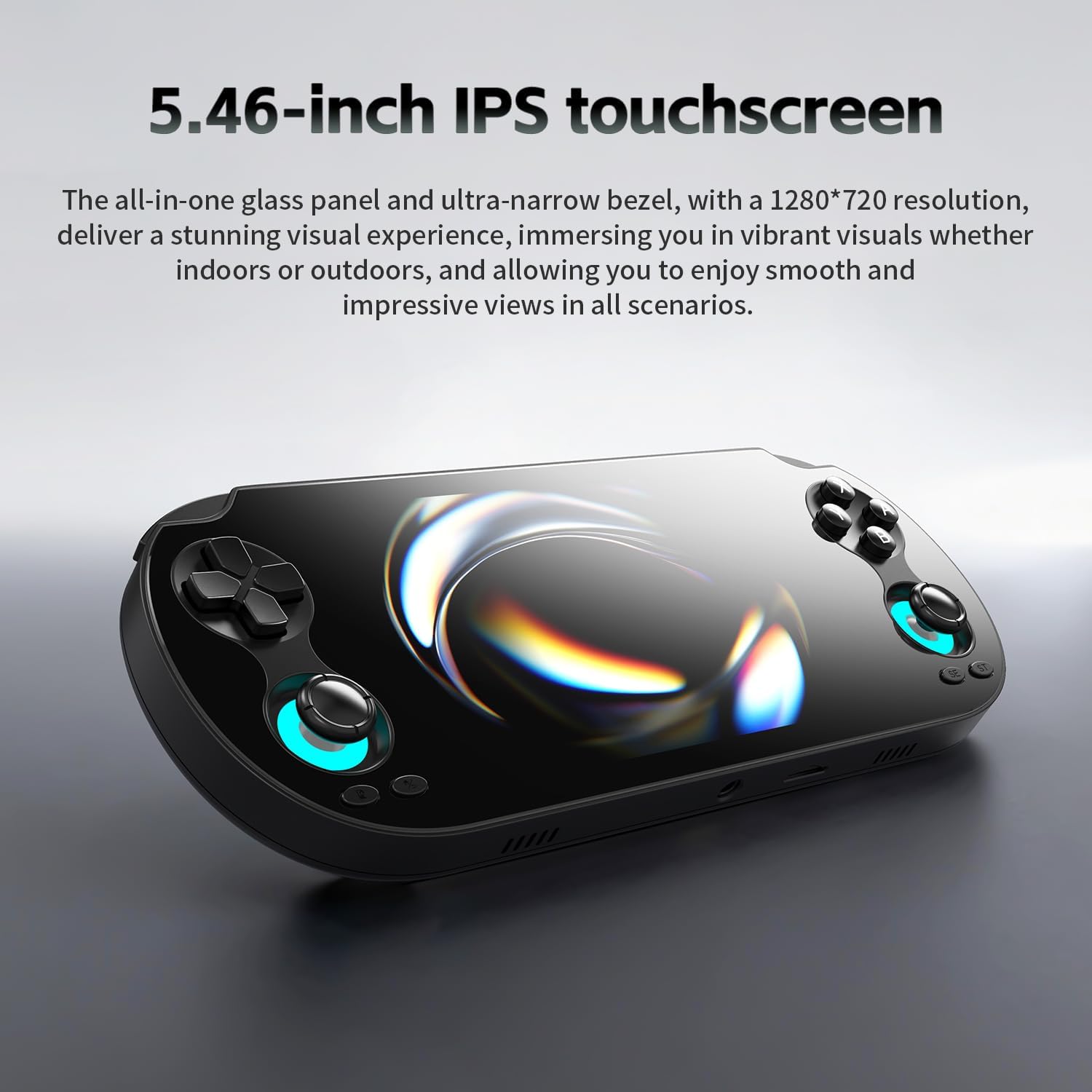 CONSOLA PORTÁTIL CINTWOR RG VITA ANDROID 12 3GB+64GB NEGRA 5.46' IPS - 2
