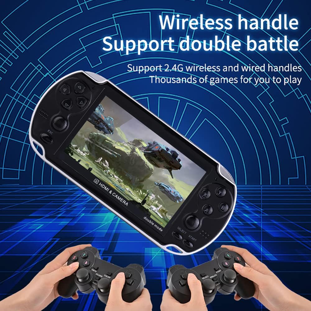 CONSOLA PORTÁTIL DREAMHAX X7 PLUS 8GB NEGRA 4.3 PULGADAS - 4